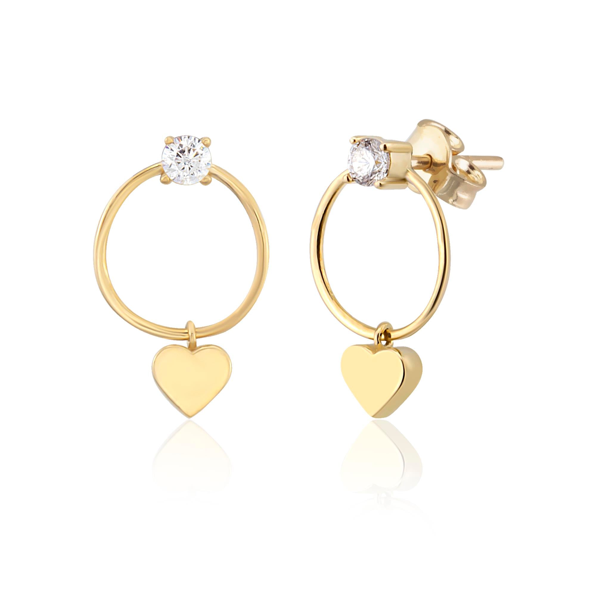 14K Gold Dafne Earring