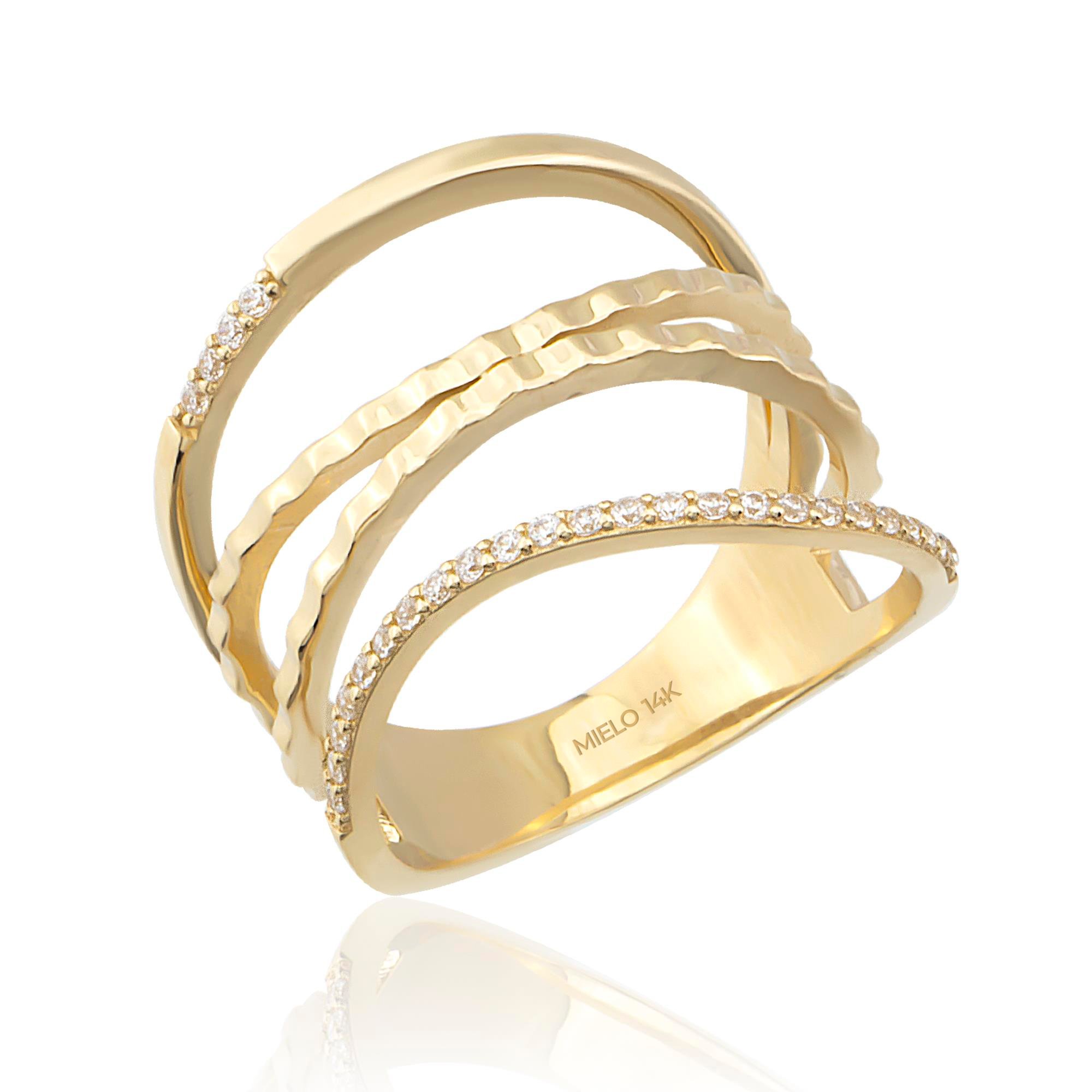 14 Ayar Altın Dafne Yüzük