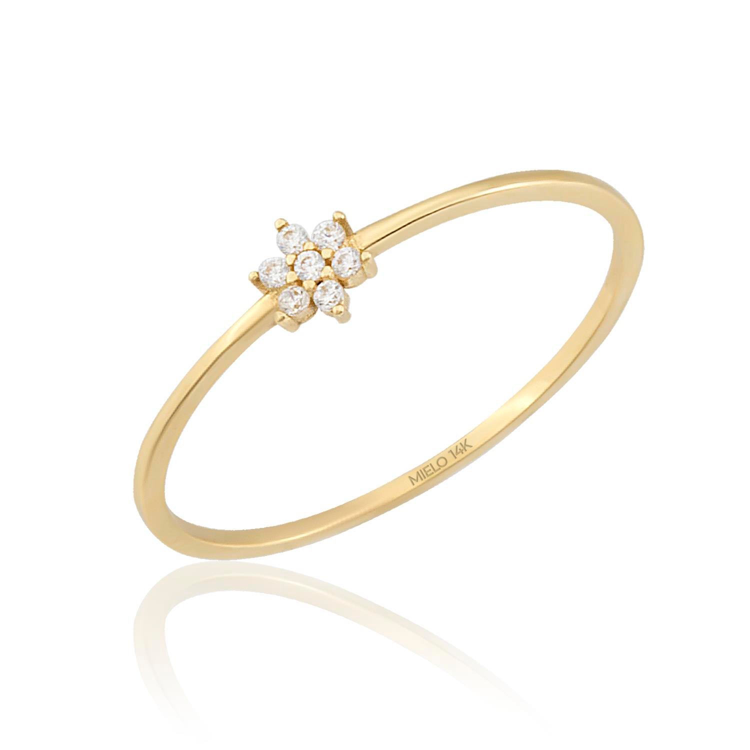 14 Ayar Altın Dafne Yüzük