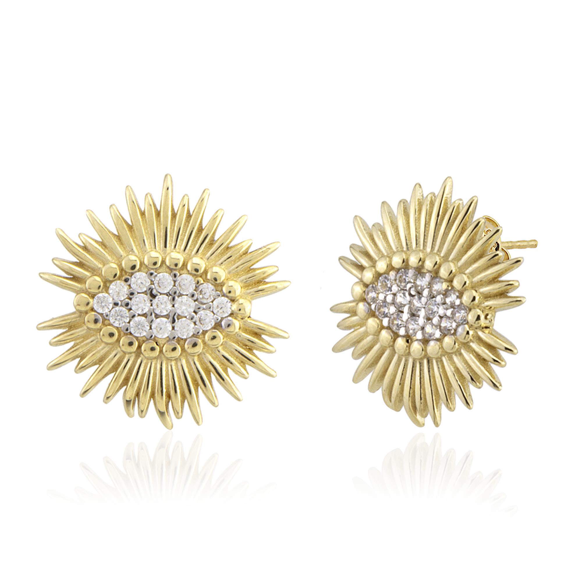 14K Gold Freya Eye Earring
