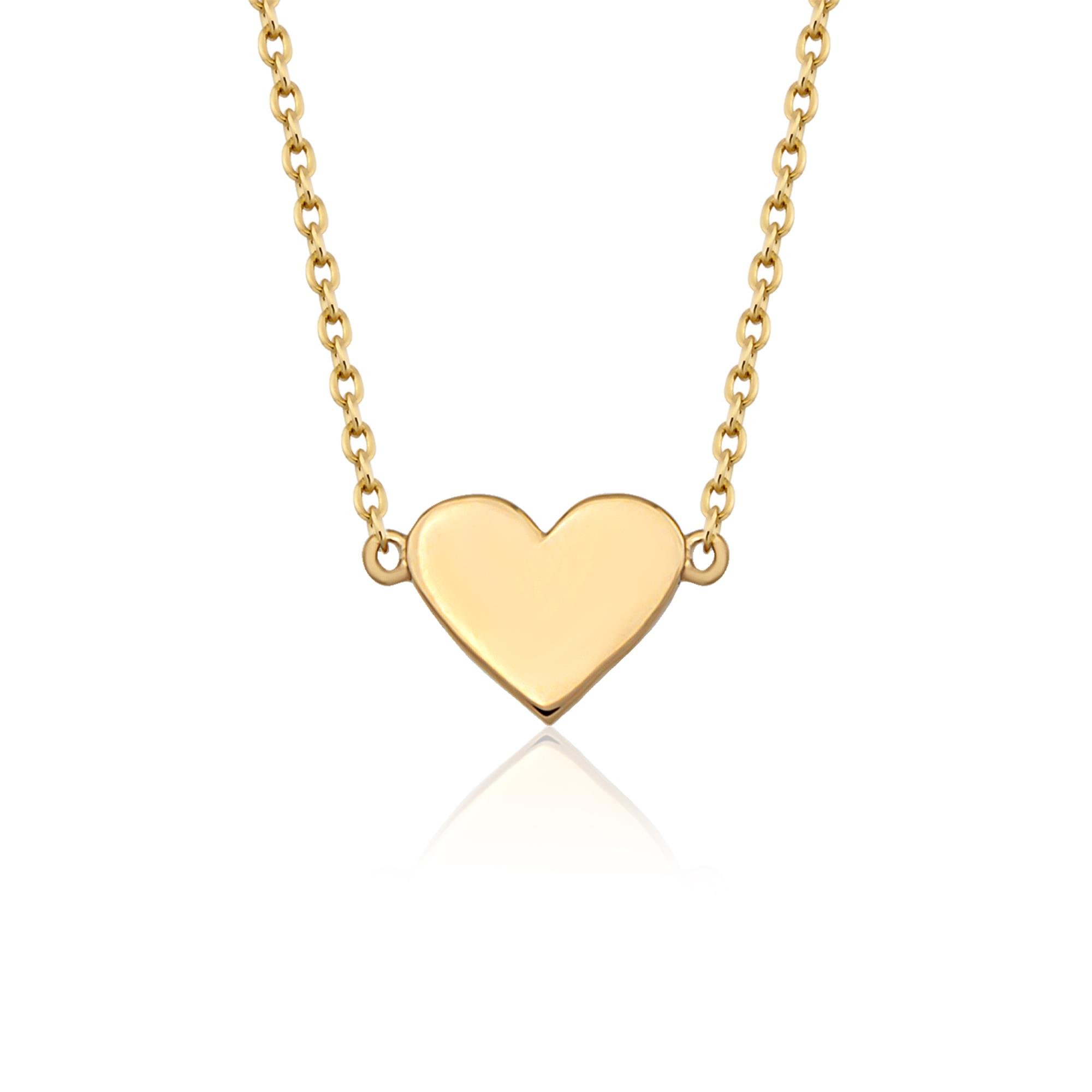 14 Ayar Altın Kalp Kolye