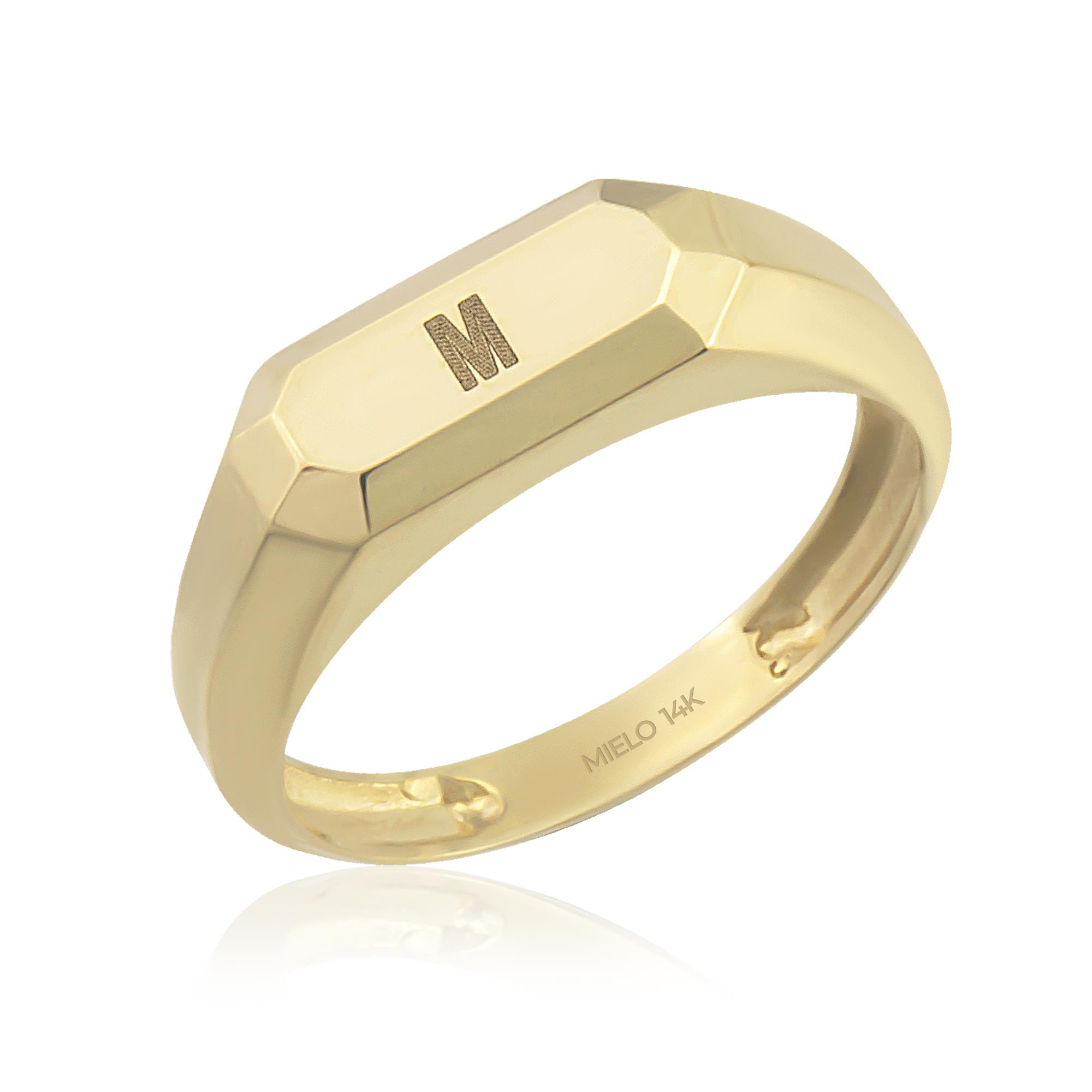 14K Gold Artemis Personalized Ring
