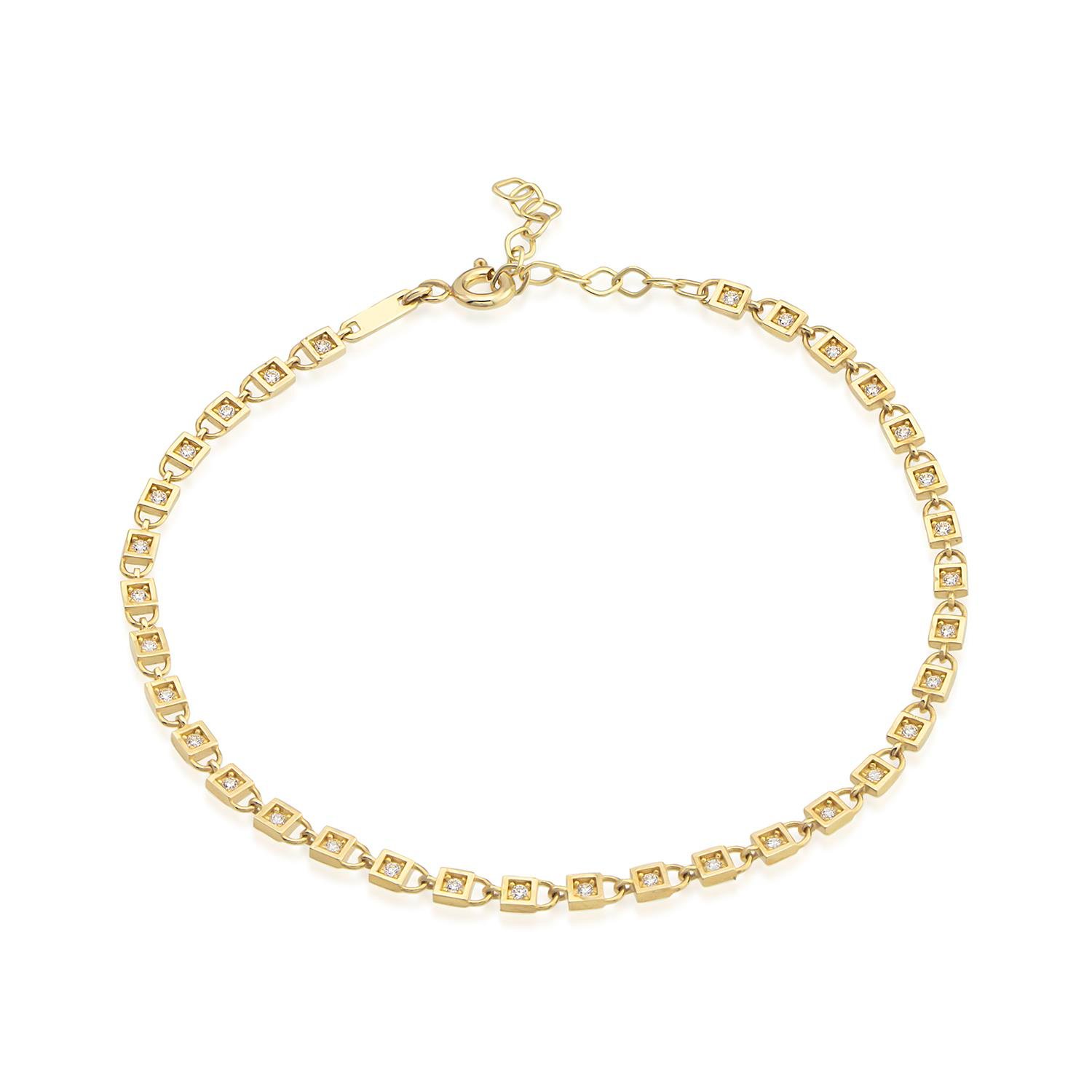 14 Ayar Altın Opera Bileklik