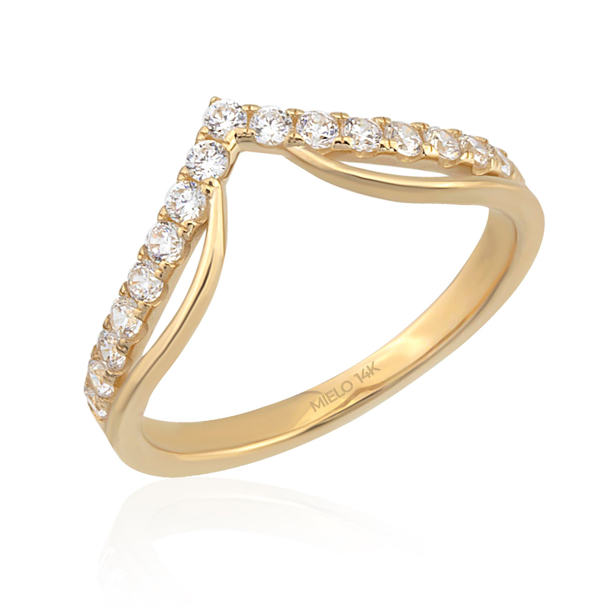 14 Ayar Altın Prenses Yüzük