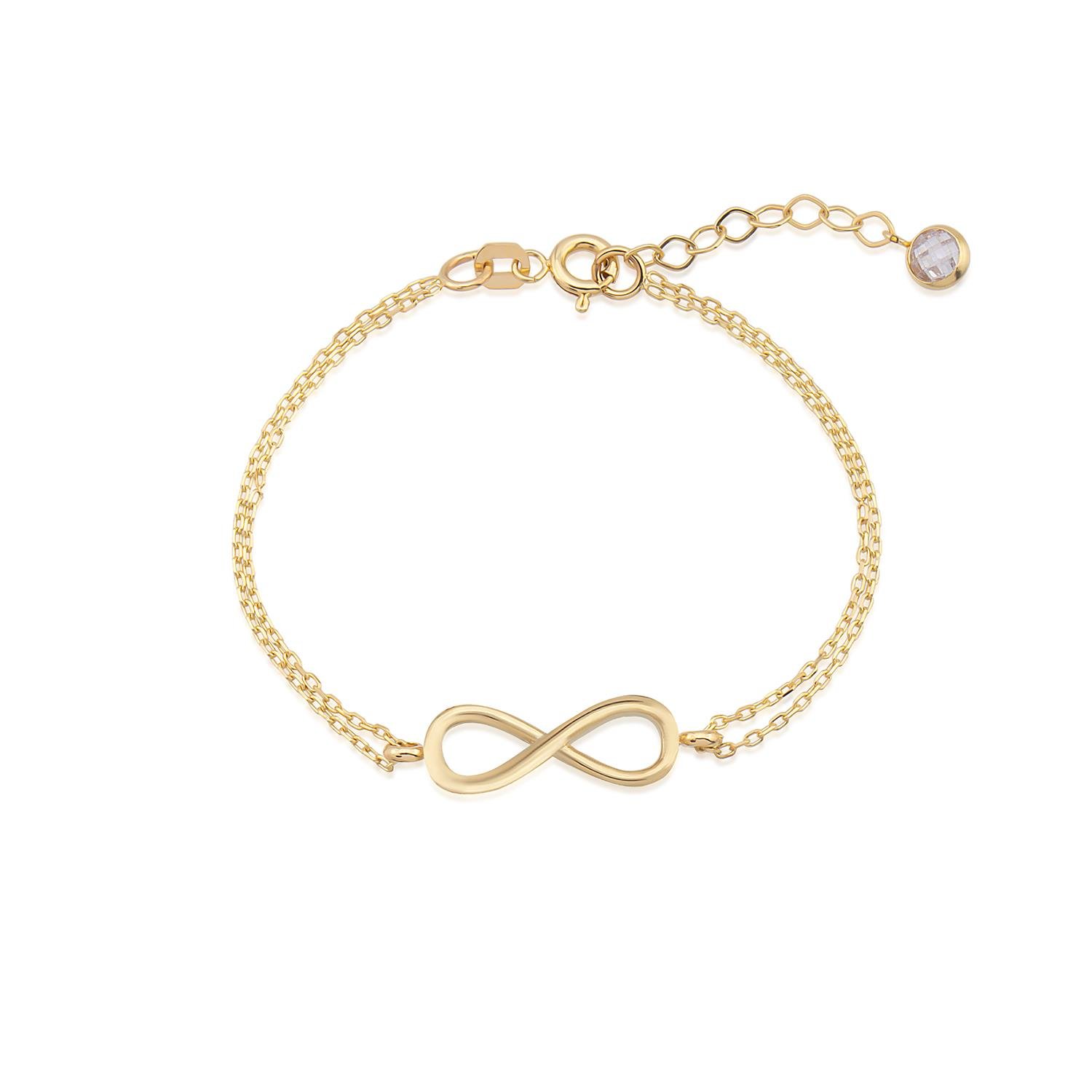 14 Ayar Altın Sonsuzluk Bileklik