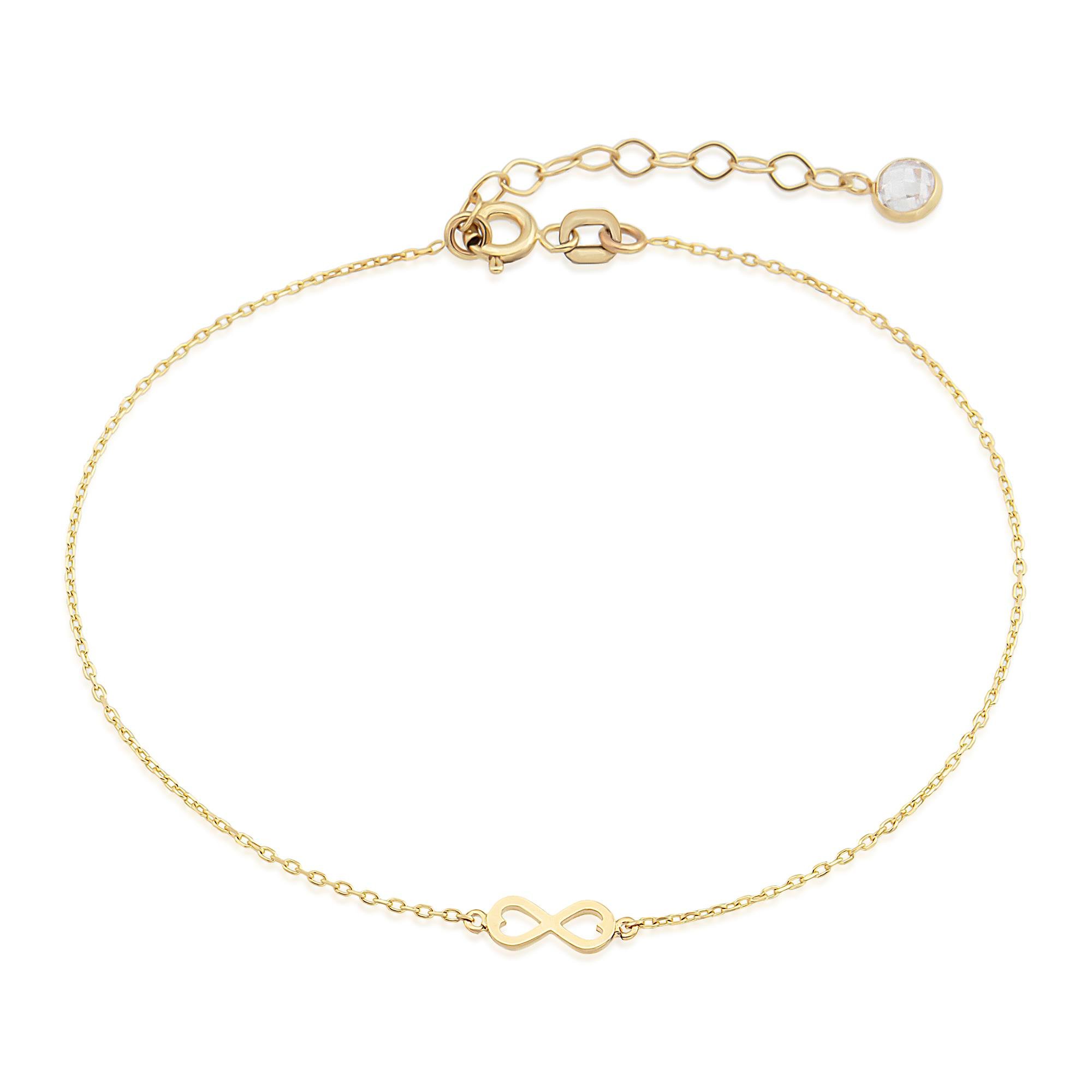 14 Ayar Altın Sonsuzluk Bileklik
