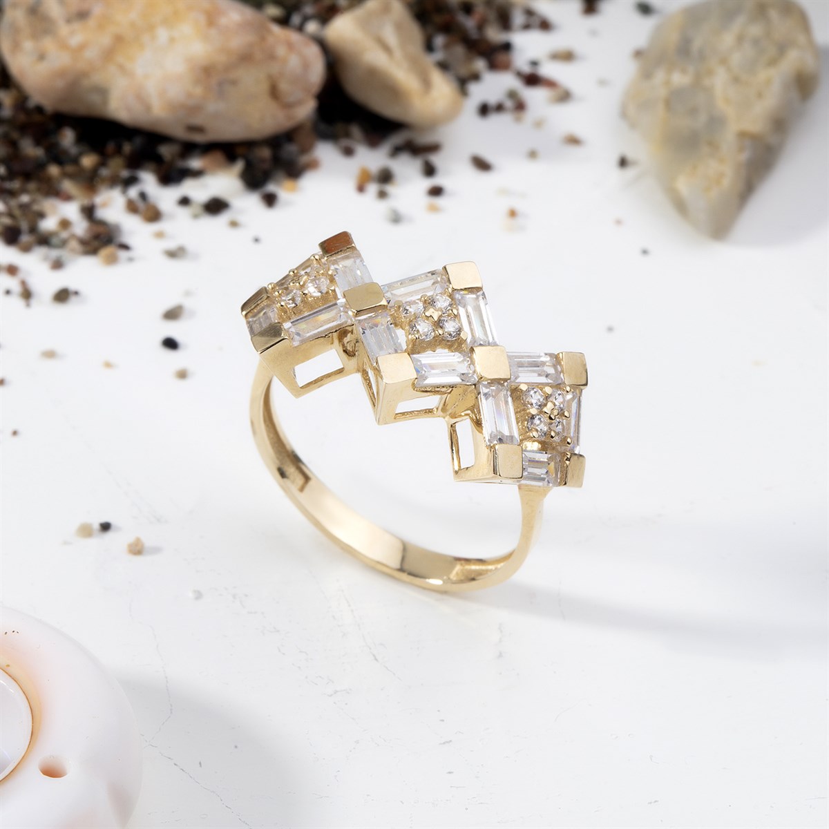 14 Ayar Altın Yüzük 