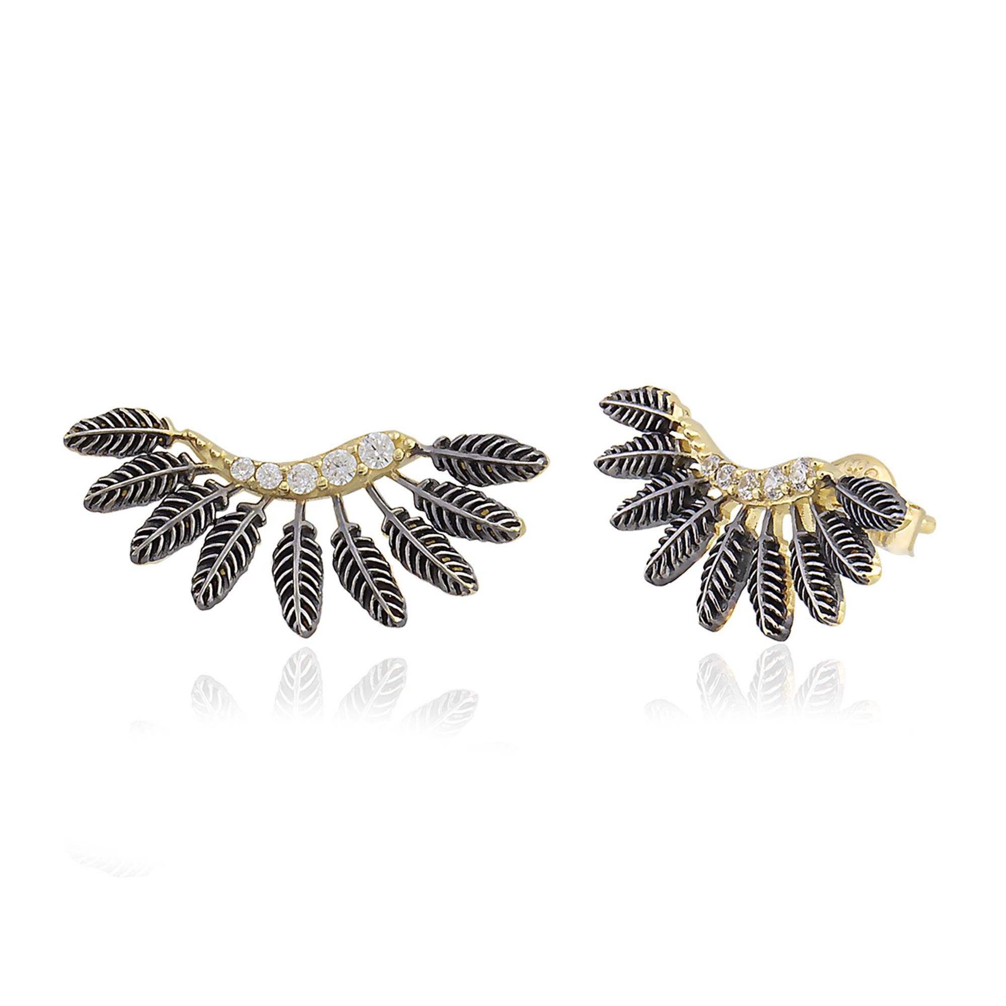 14K Gold Freya Wing Earring