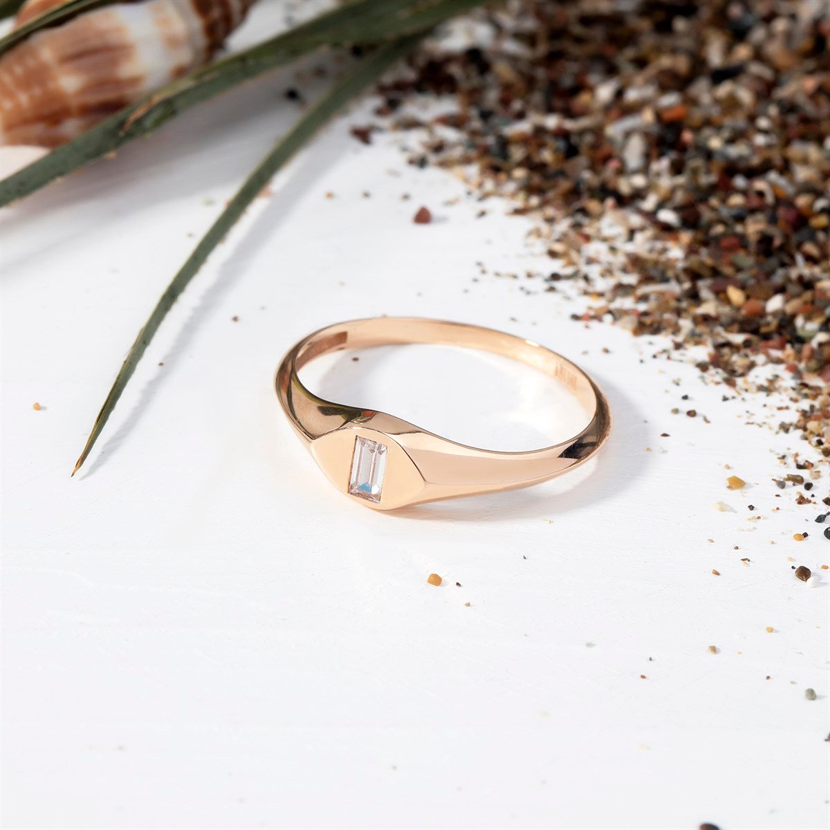 14Ayar Altın Çıtır Yüzük 