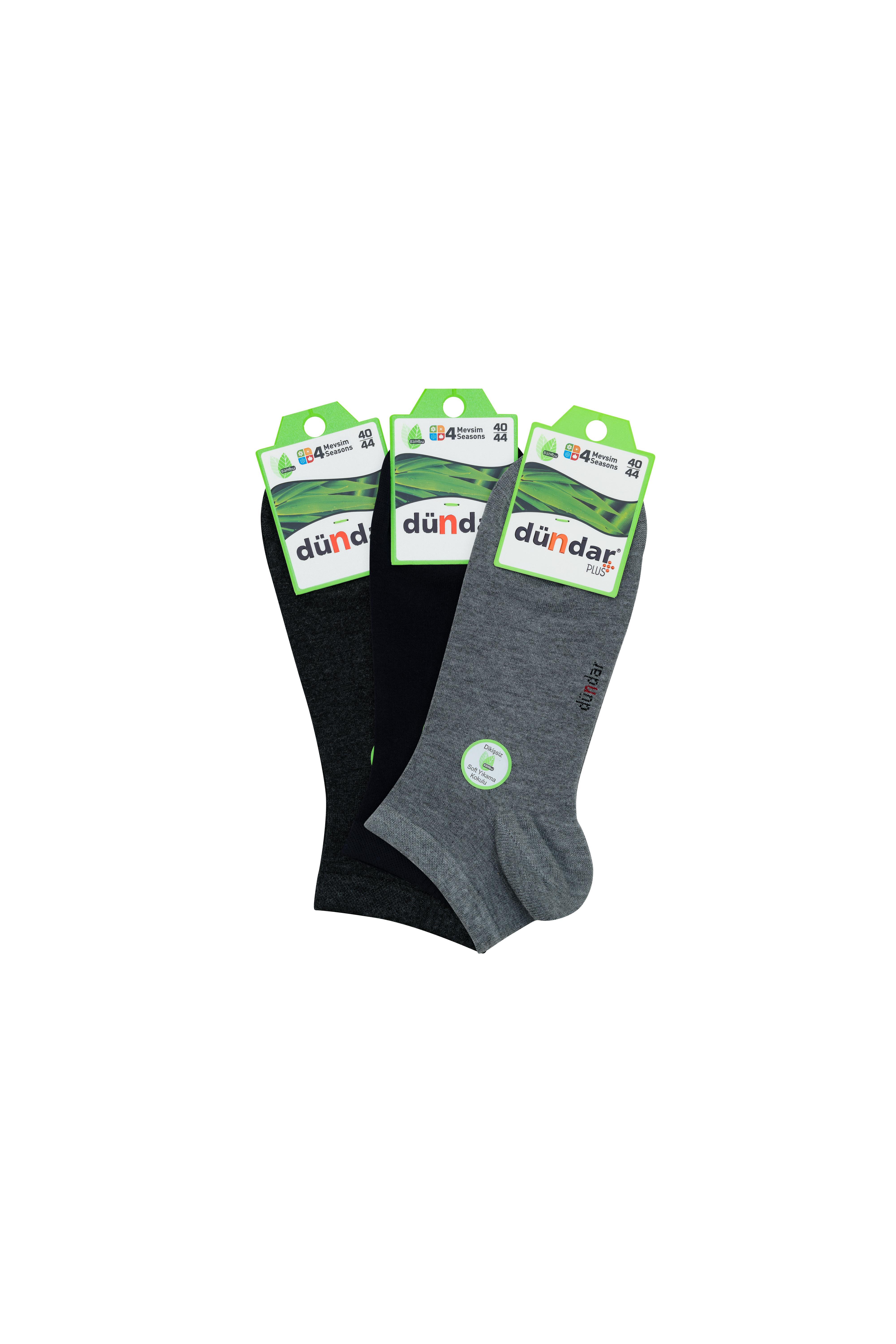 4 Mevsim 12li Erkek Bambu Soket (Patik) 40-44