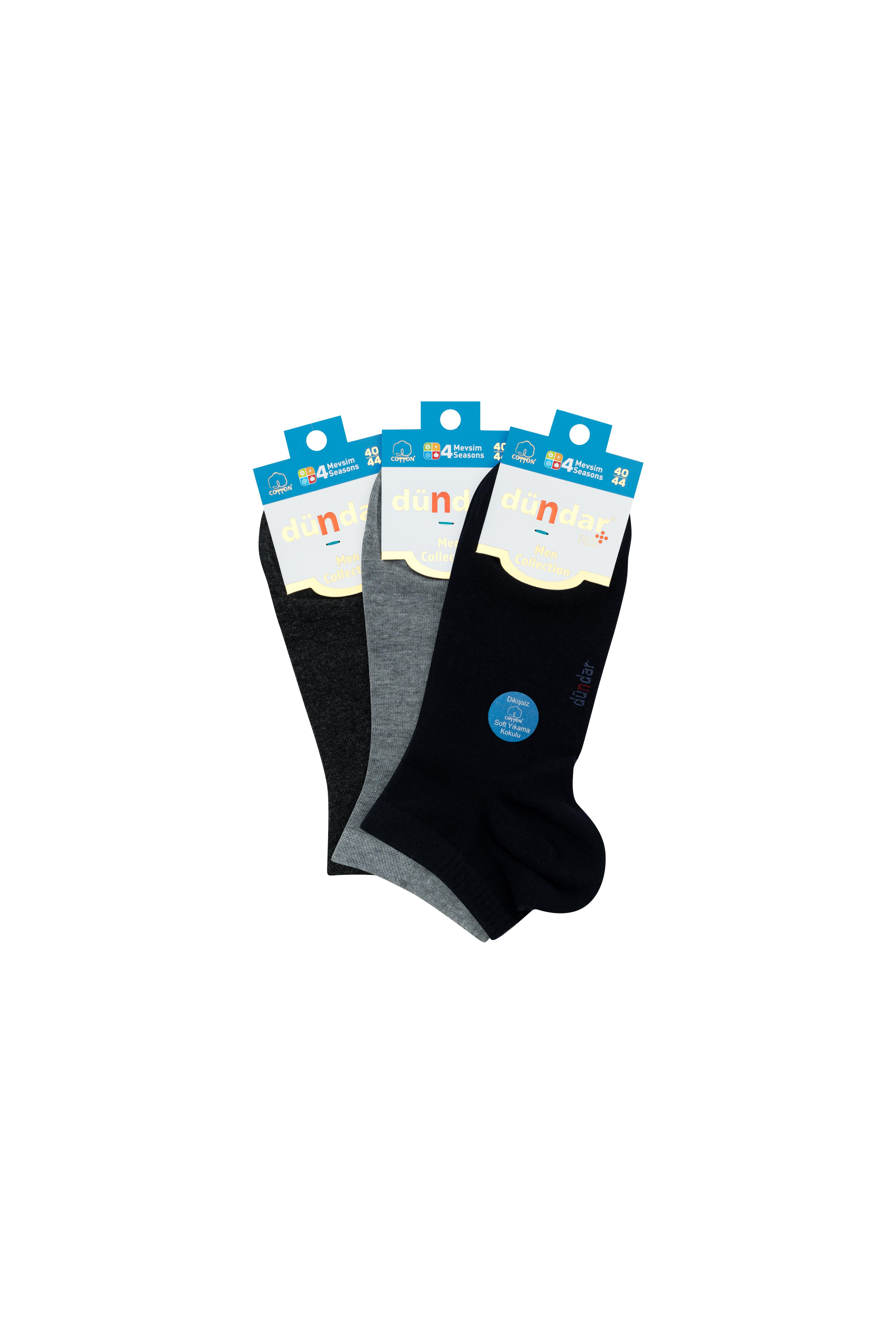 4 Mevsim 12li Erkek Pamuklu Soket (Patik) 40-44