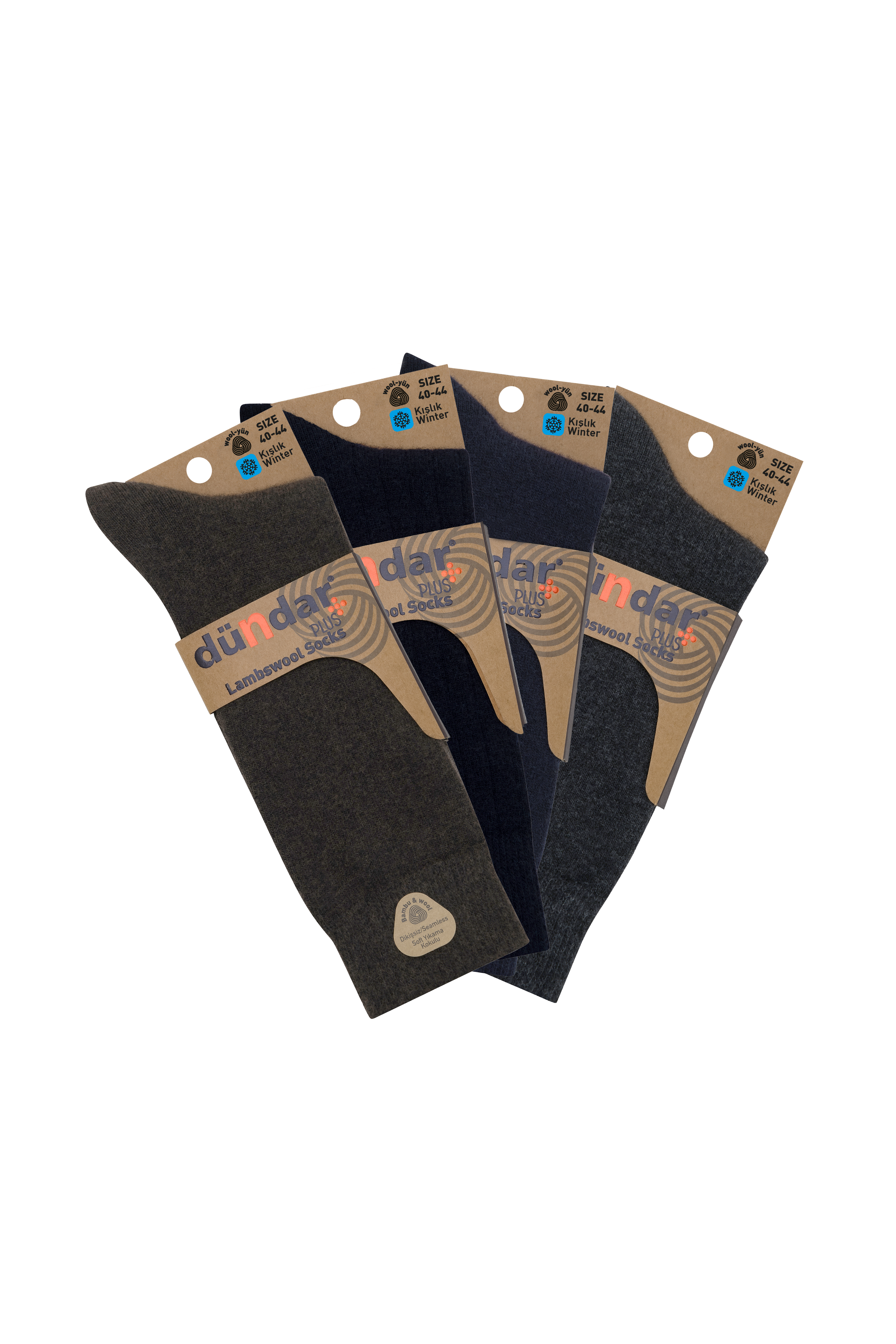 Kışlık 12li Wool Erkek Yün Çorap 40-44
