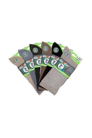 4 Mevsim 12li Erkek Bambu Diyabetik Çorap 40-44