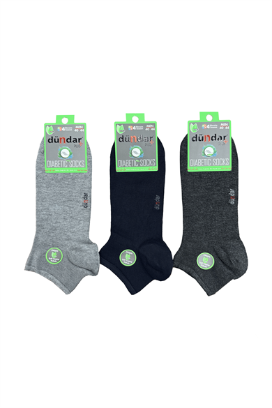 4 Mevsim 12li Erkek Bambu Diyabetik Soket (Patik) 40-44