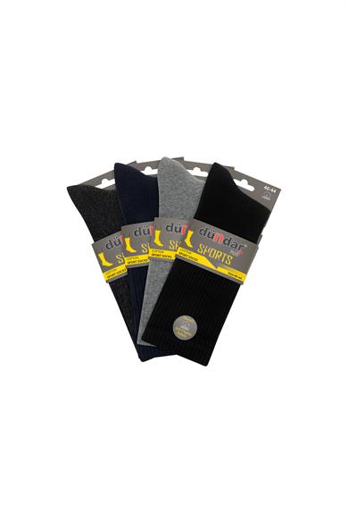 Kışlık 12li Erkek Pamuklu Taban Havlu Tenis Çorap 40-44