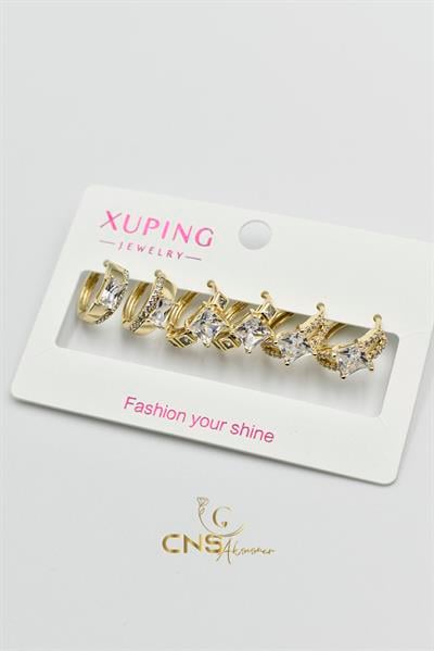 14K Xp Vip Çoklu Baget Set Küpe