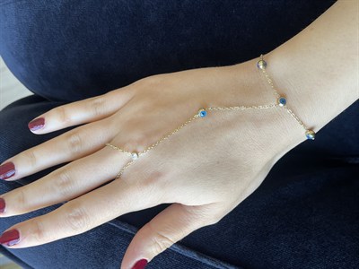 ŞAHMARAN14K Nazar Boncuk Şahmaran
