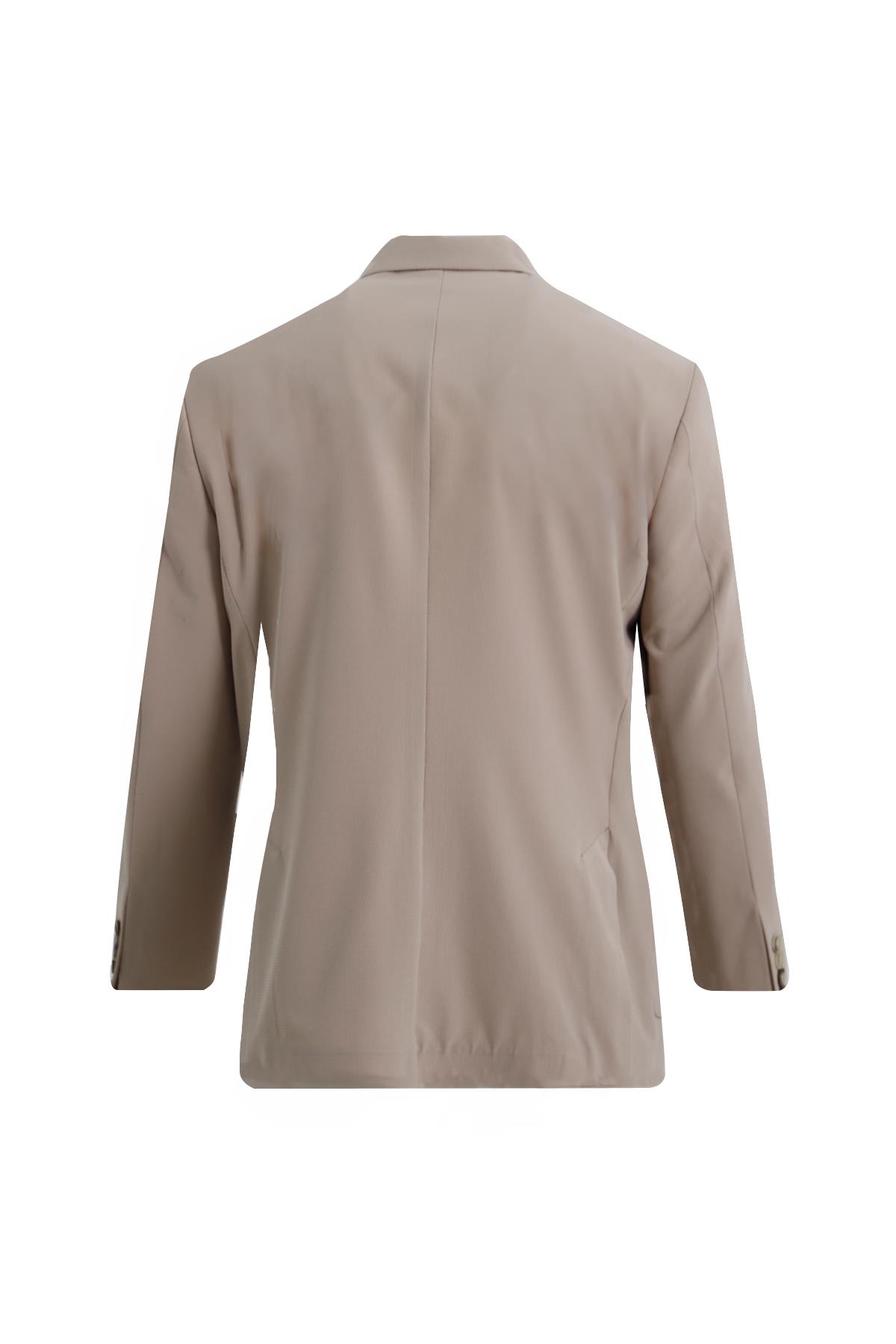 AÇIK BEJ Comfort Fit 6 Drop Takım Elbise