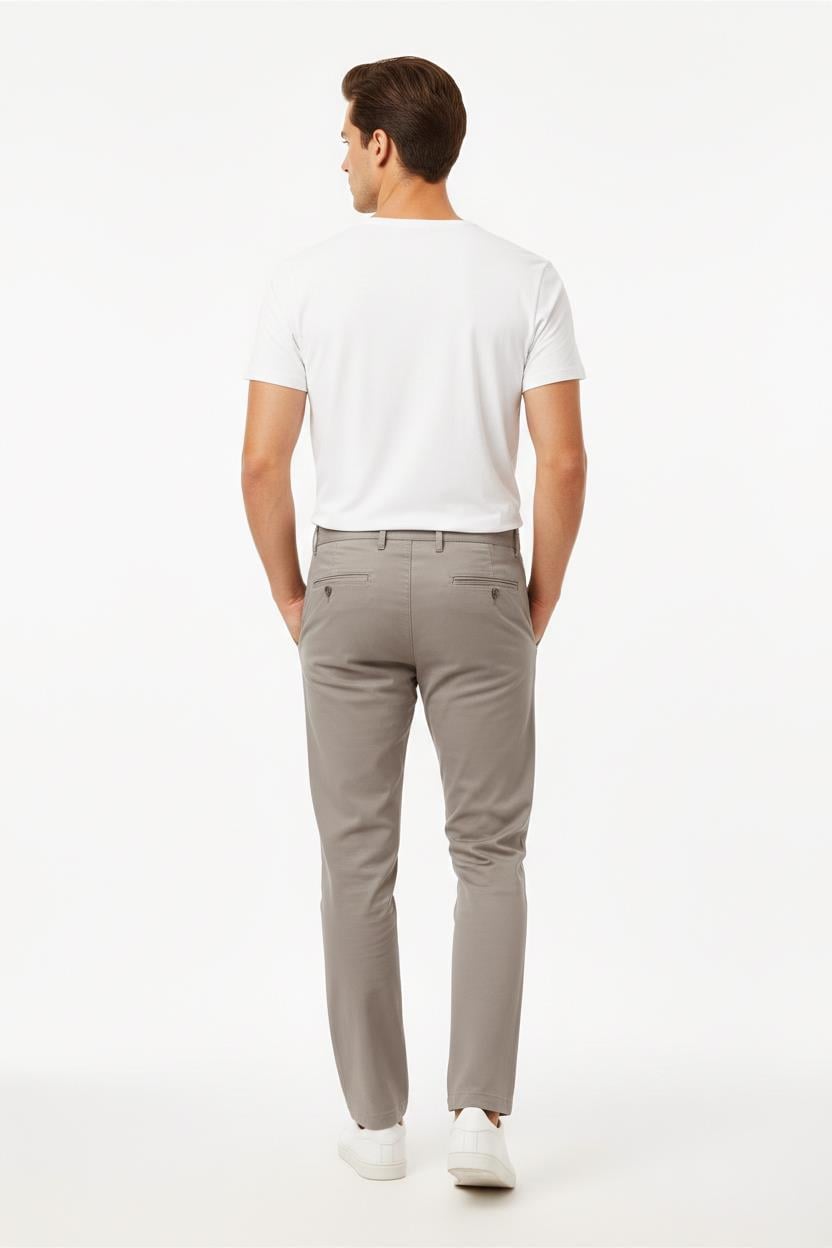 AÇIK BEJ Comfort Fit Chino Pantolon