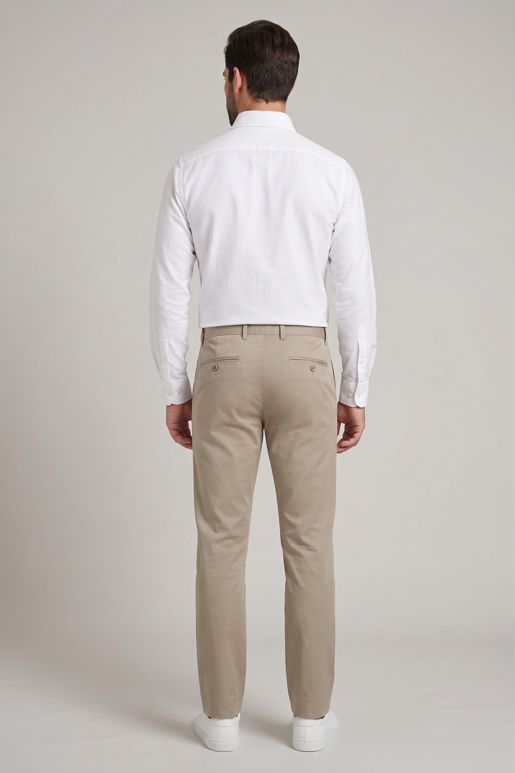 AÇIK BEJ Slim Fit Chino Pantolon