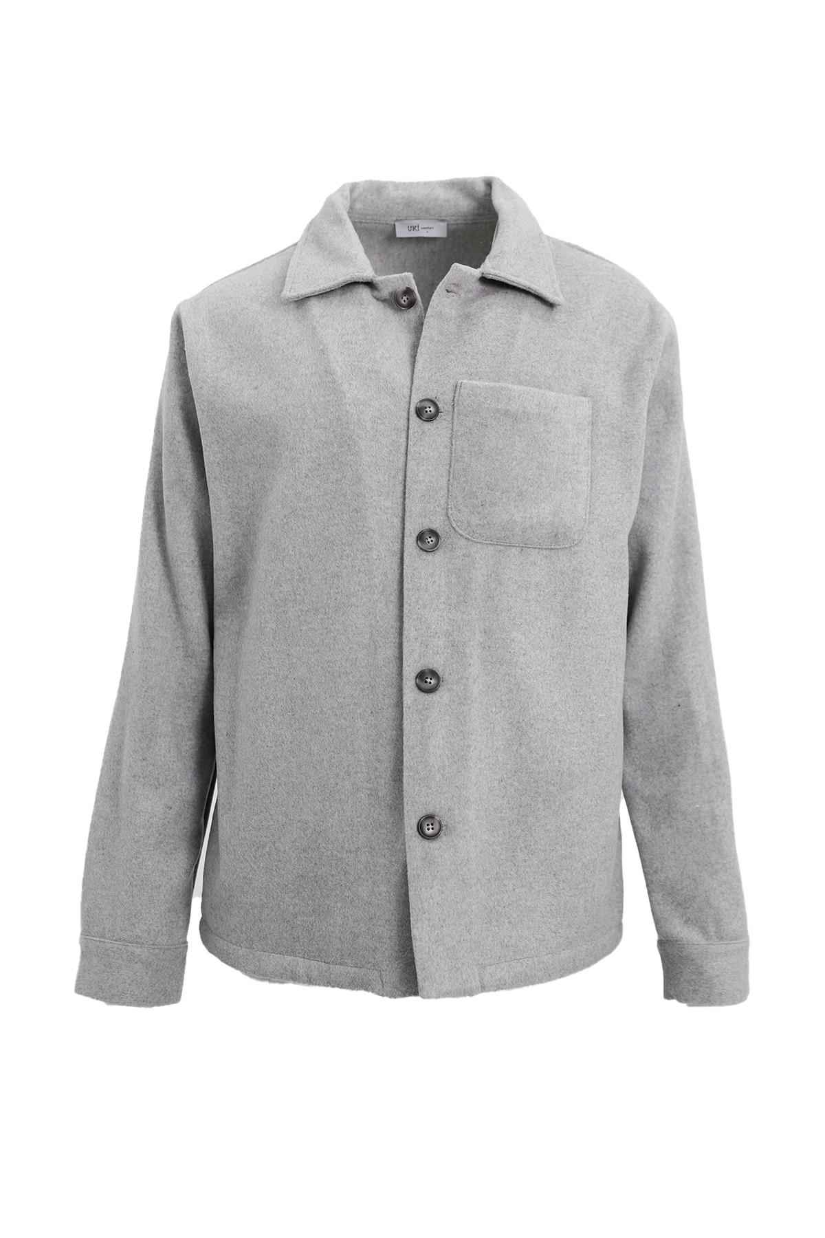 AÇIK GRİ Comfort Fit Gömlek Ceket