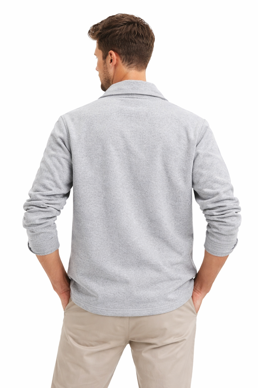 AÇIK GRİ Comfort Fit Gömlek Ceket