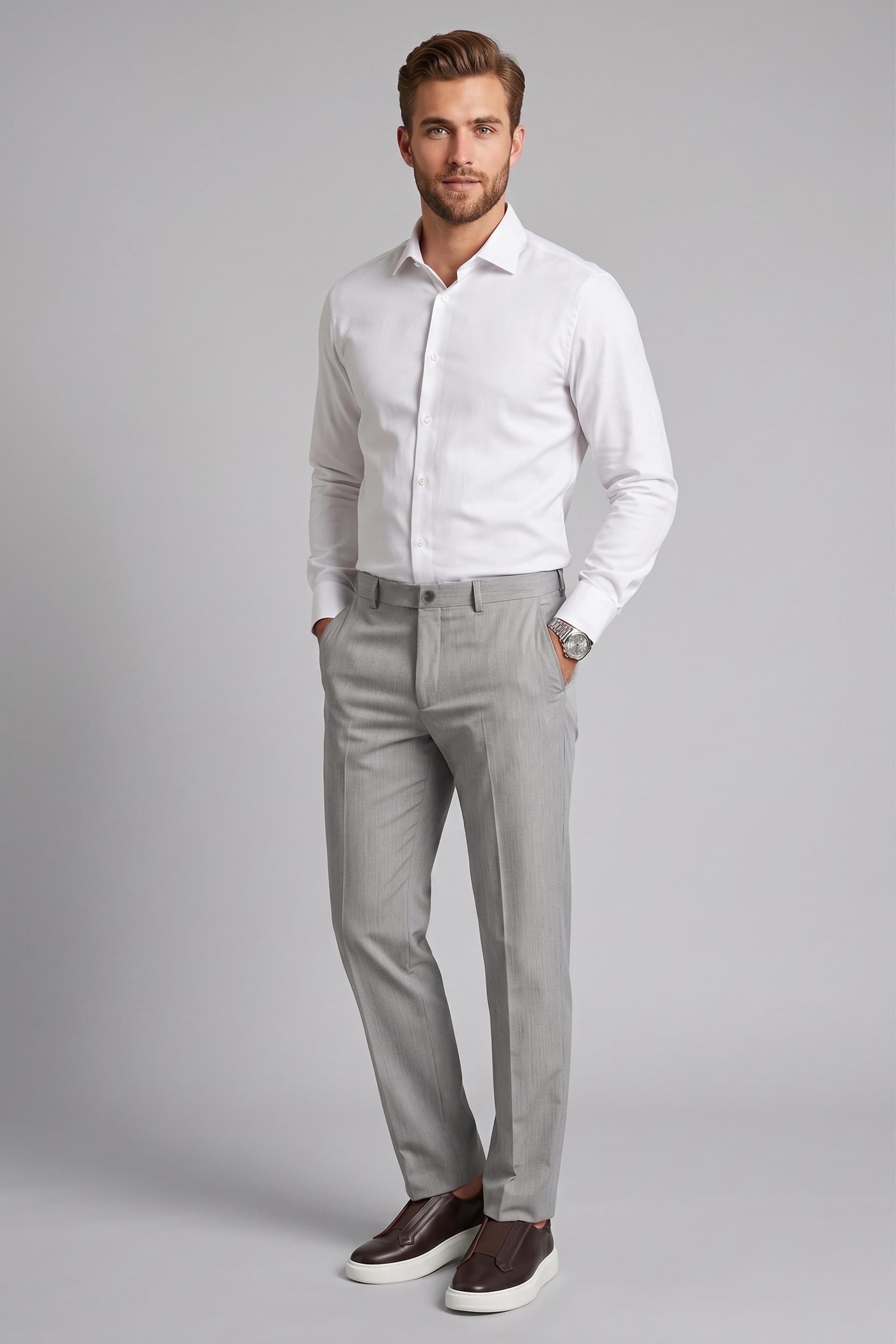 AÇIK GRİ Comfort Fit Jogger Pantolon