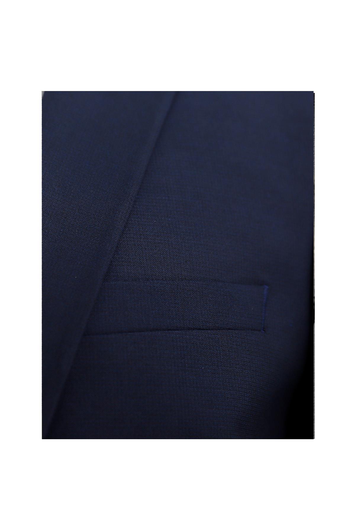 AÇIK LACİVERT Comfort Fit 6 Drop Ceket