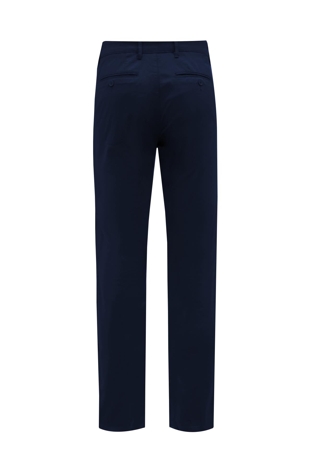 Açık Lacivert Comfort Fit Chino Pantolon