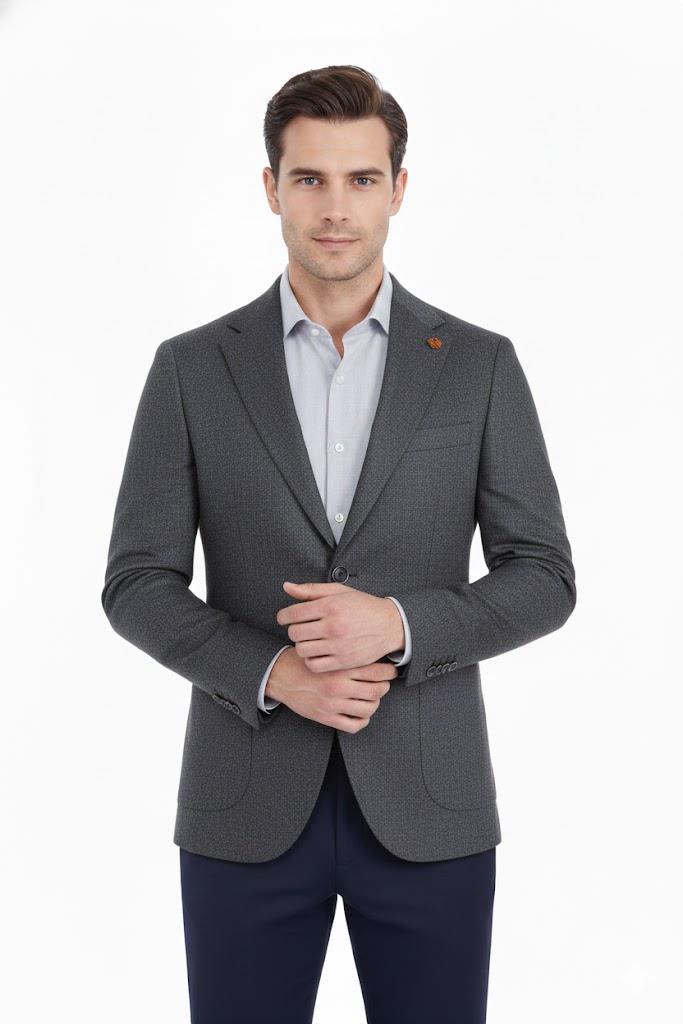 ANTRASİT Comfort Fit 6 Drop Ceket
