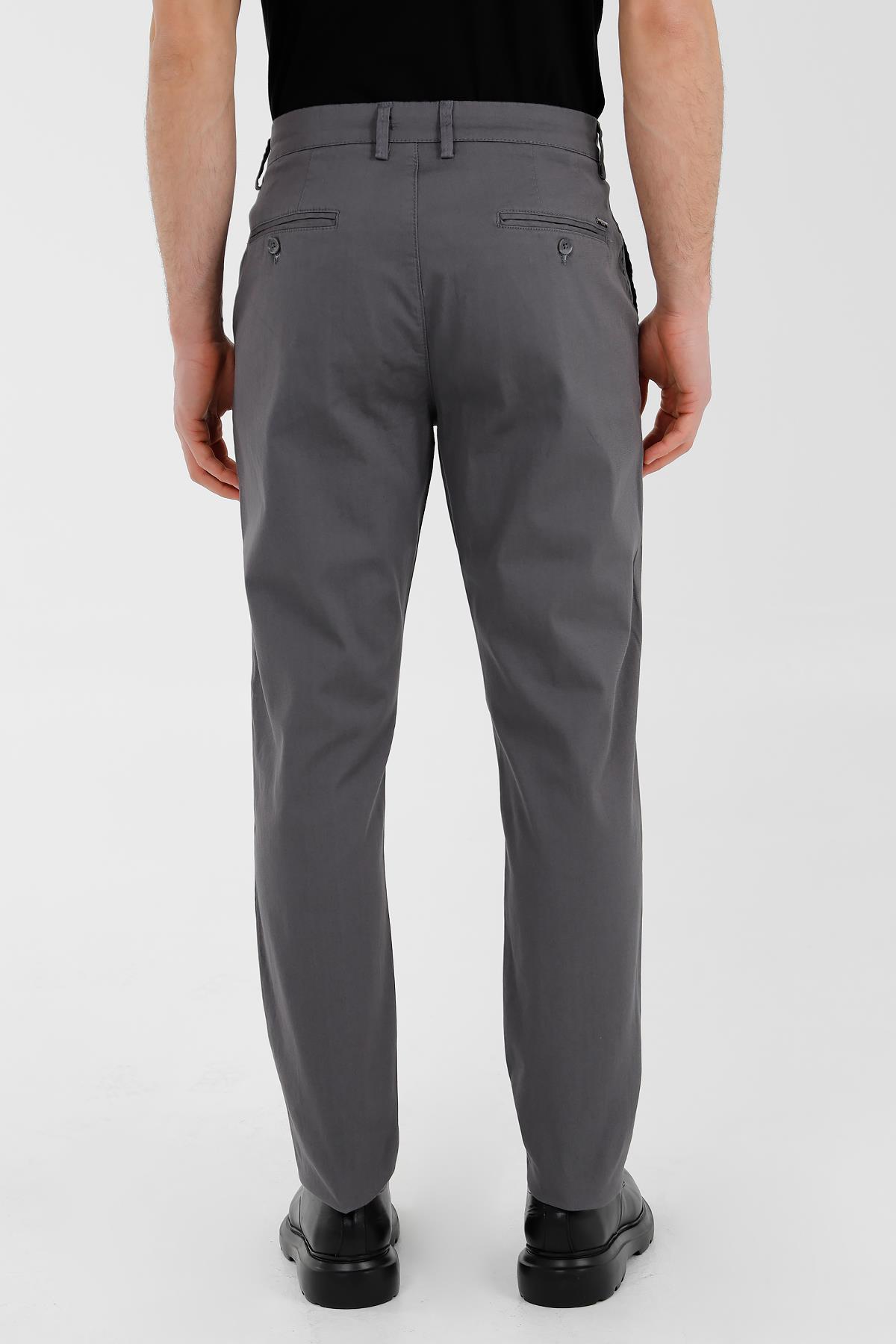 ANTRASİT Comfort Fit Chino Pantolon