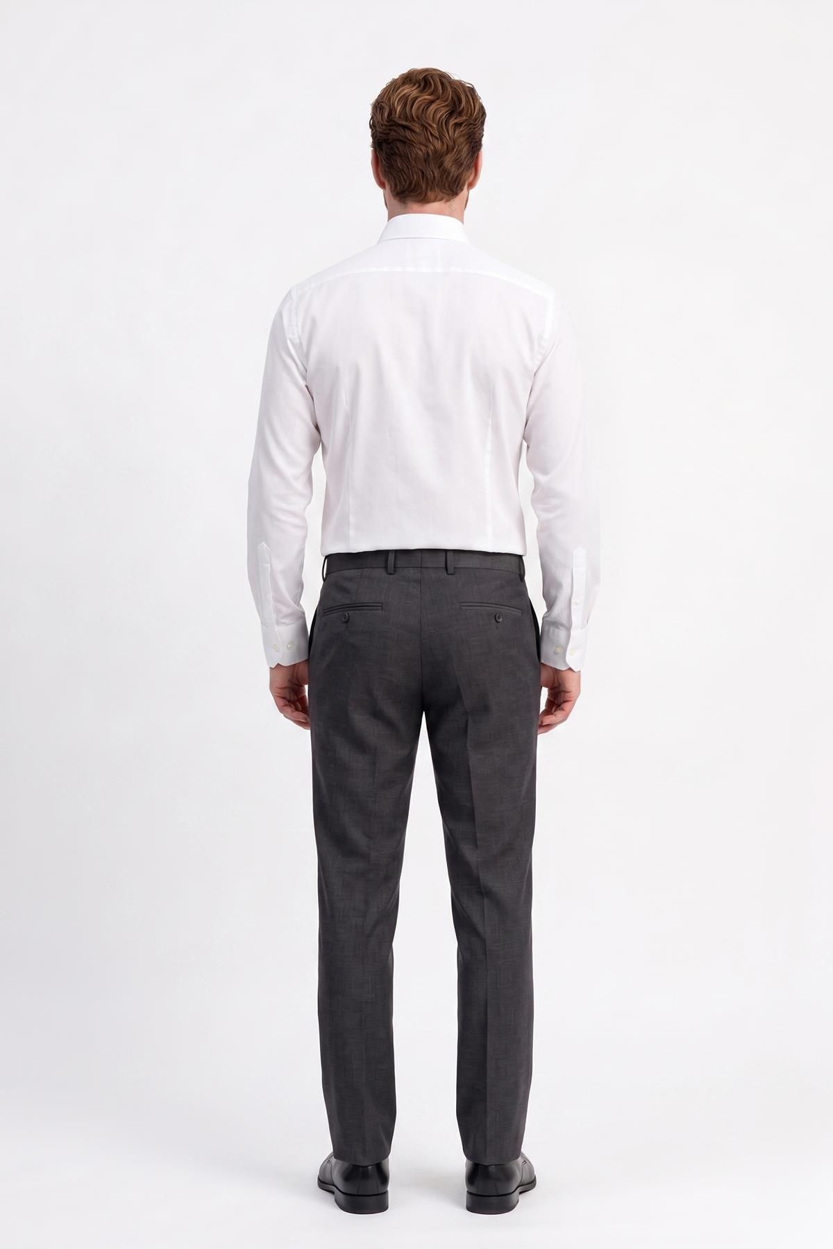 ANTRASİT Comfort Fit Klasik Pantolon