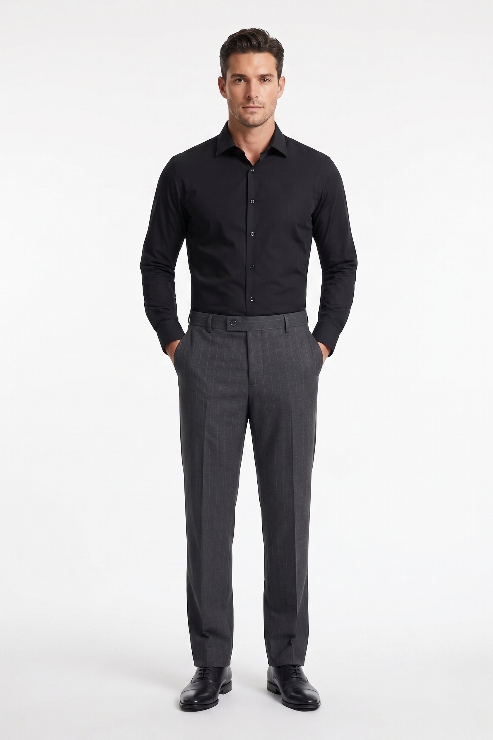 ANTRASİT Comfort Fit Klasik Pantolon