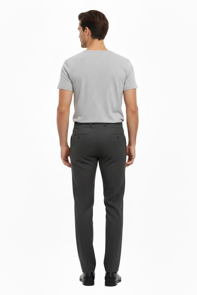 ANTRASİT Comfort Fit Klasik Pantolon