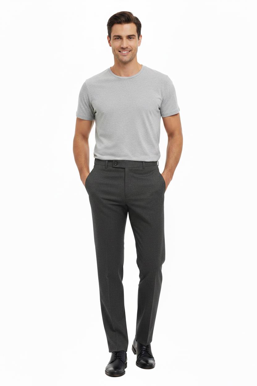 ANTRASİT Comfort Fit Klasik Pantolon