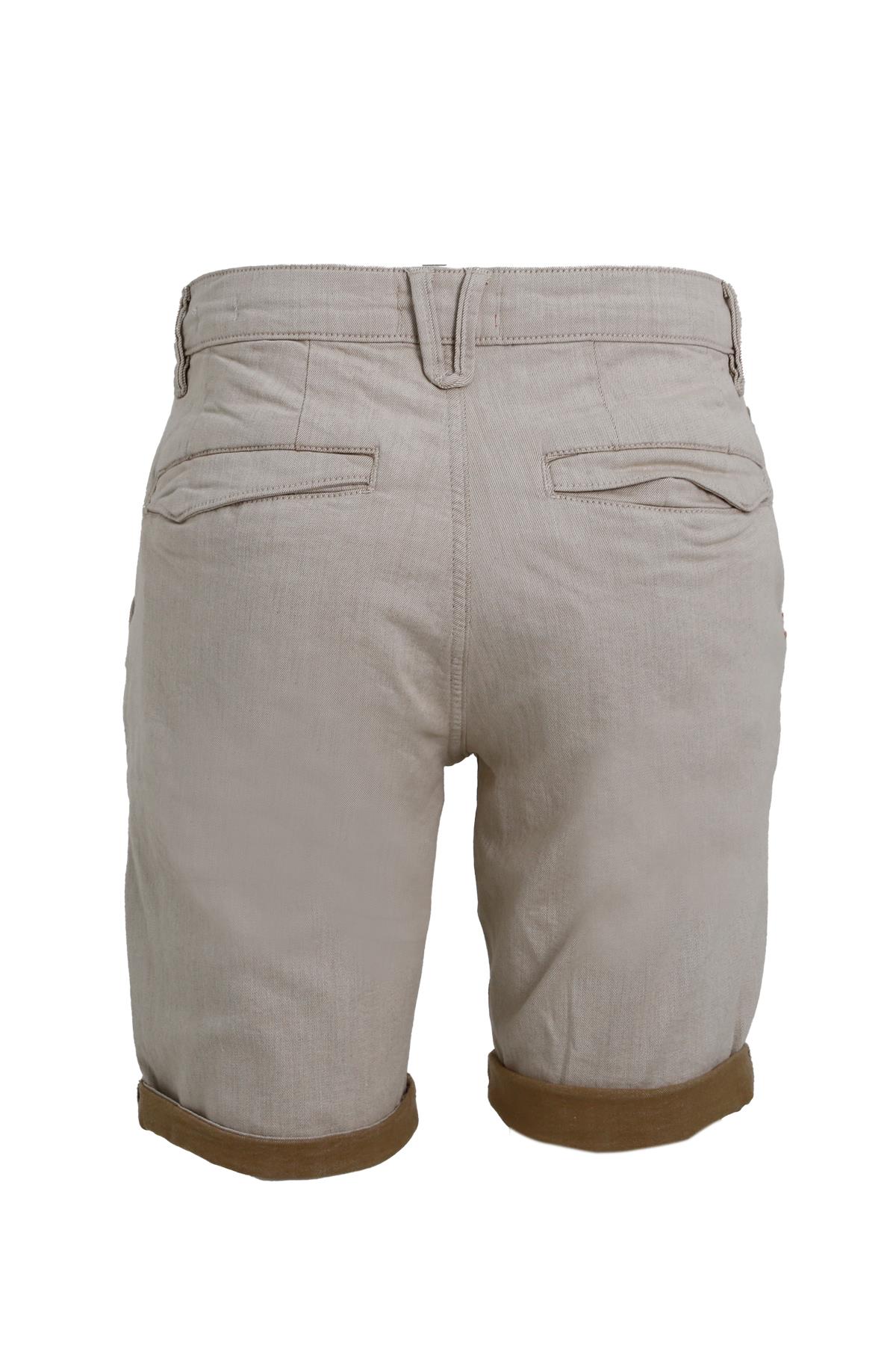 BEJ Comfort Fit Bermuda Şort
