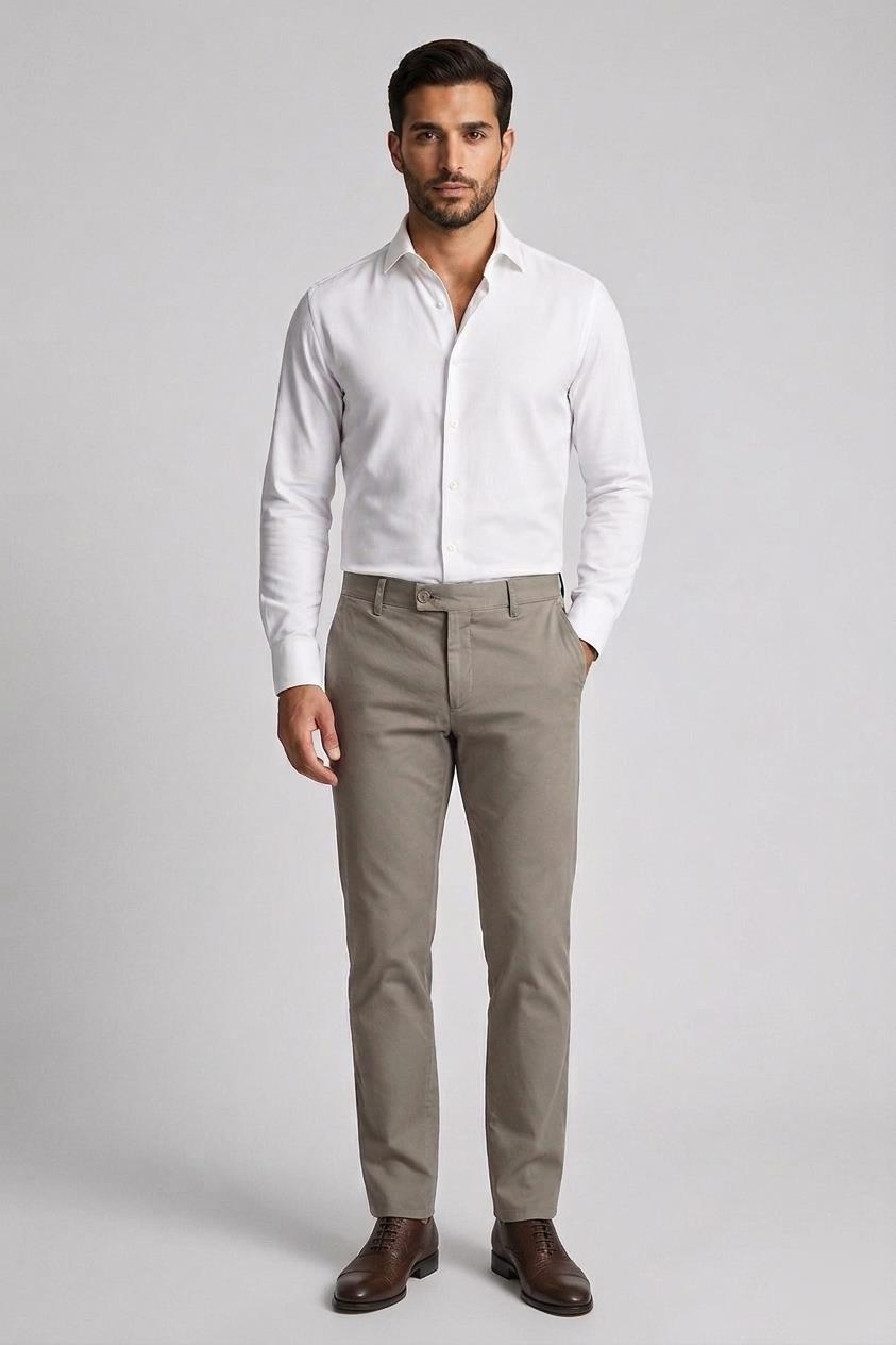 BEJ Comfort Fit Chino Pantolon