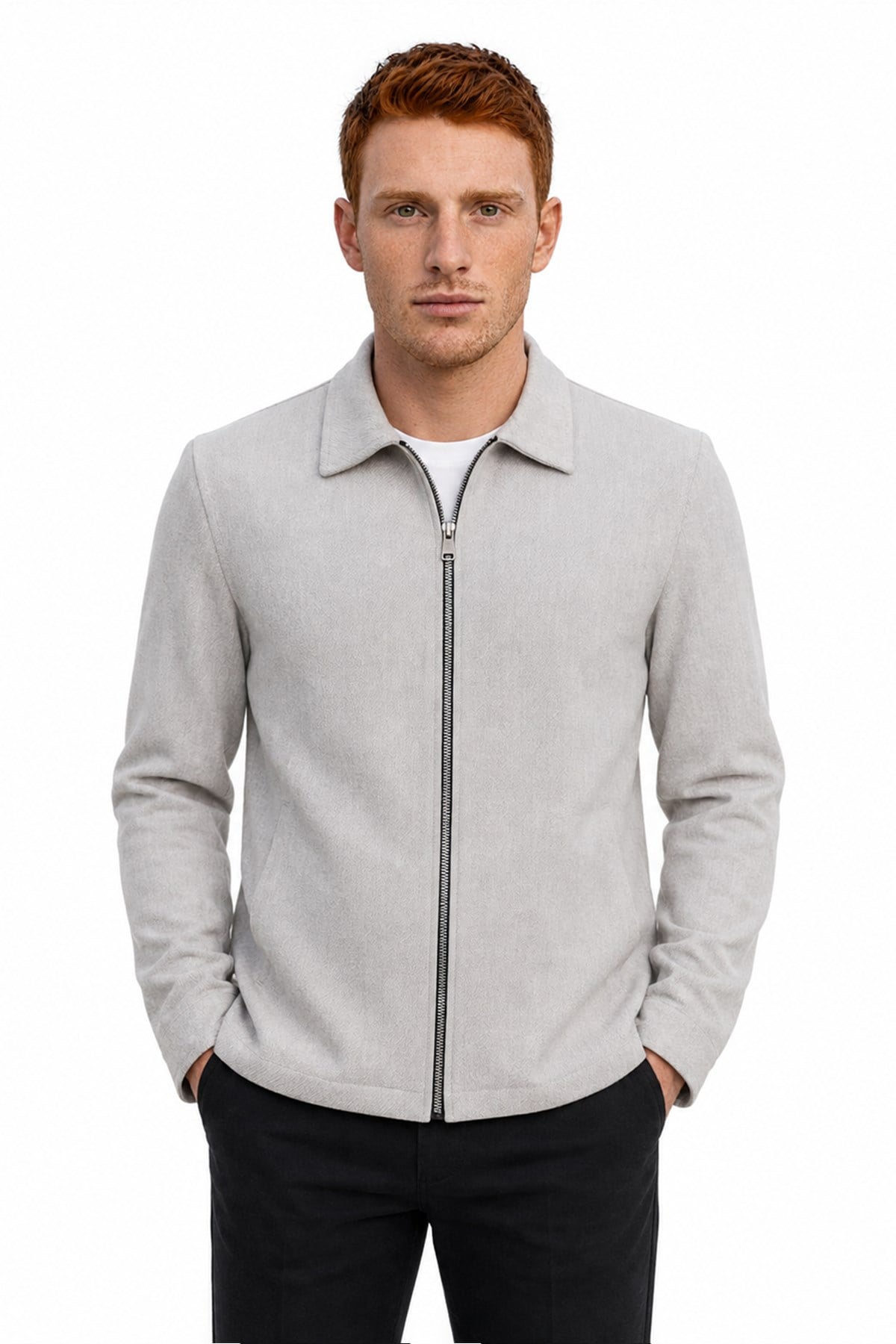 BEJ Comfort Fit Gömlek Ceket