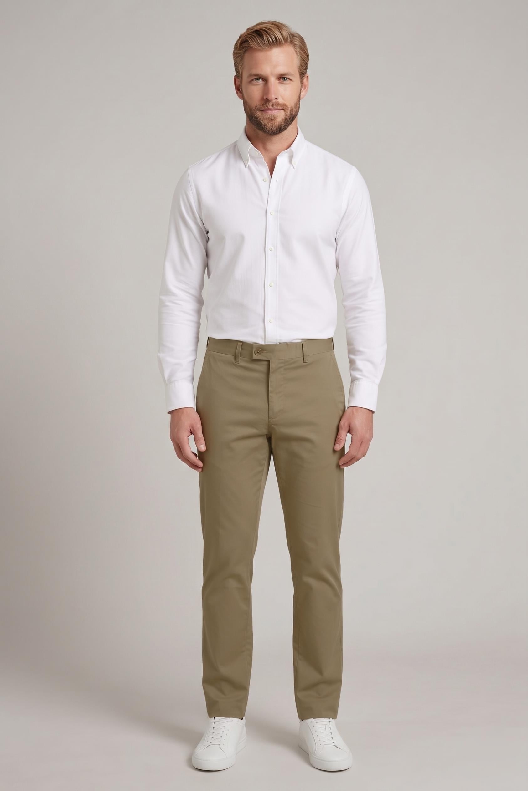 BEJ Slim Fit Chino Pantolon