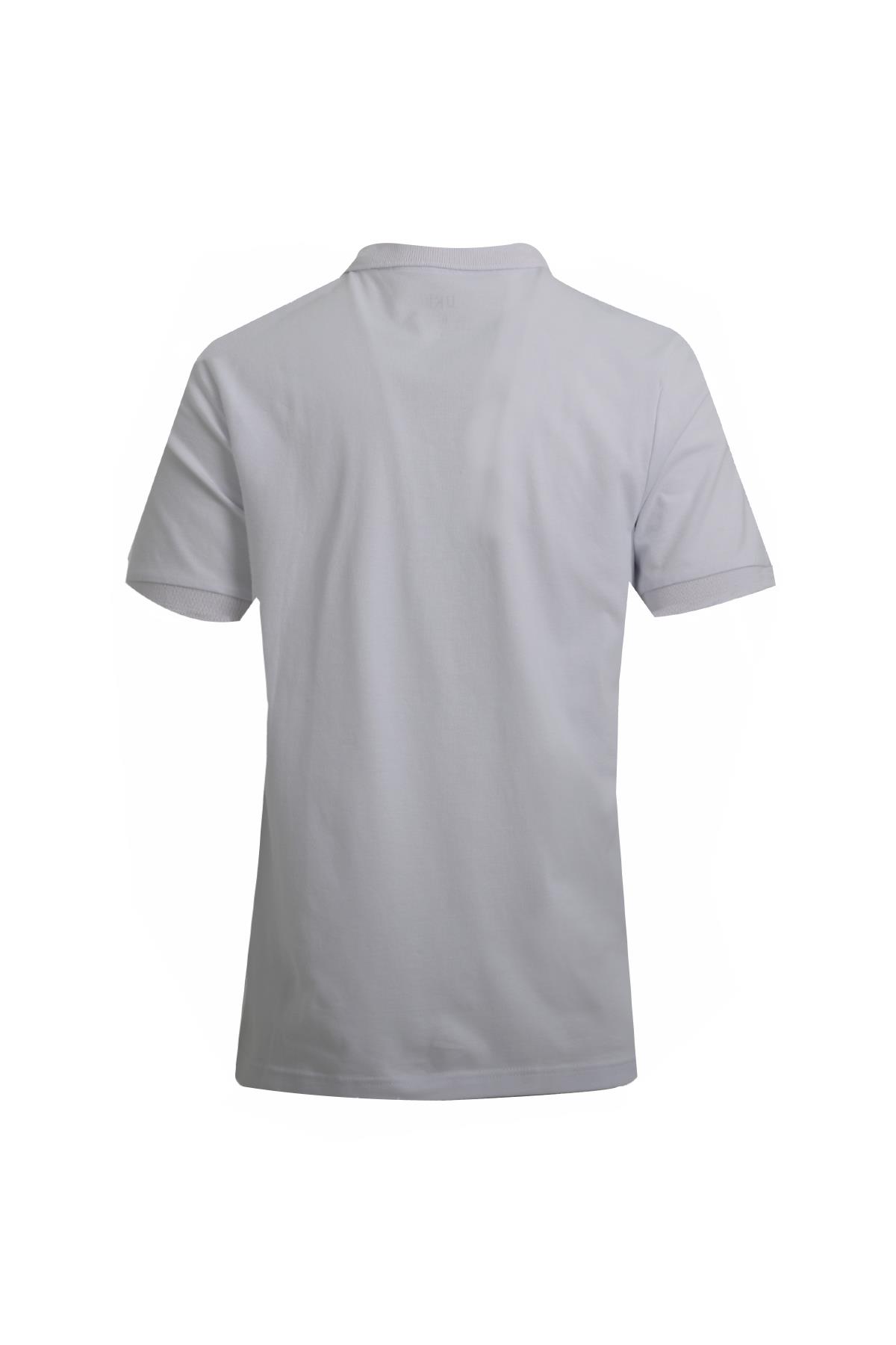 BEYAZ Comfort Fit Polo Yaka Pike T-Shirt