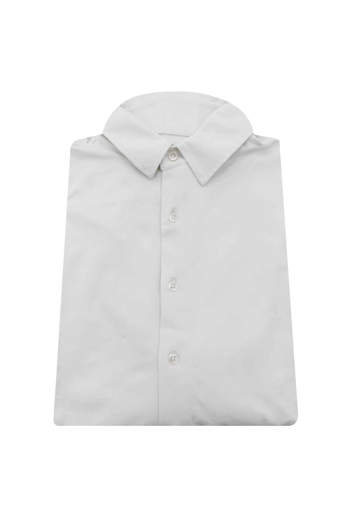 BEYAZ Comfort Fit Uzun Kol Gömlek