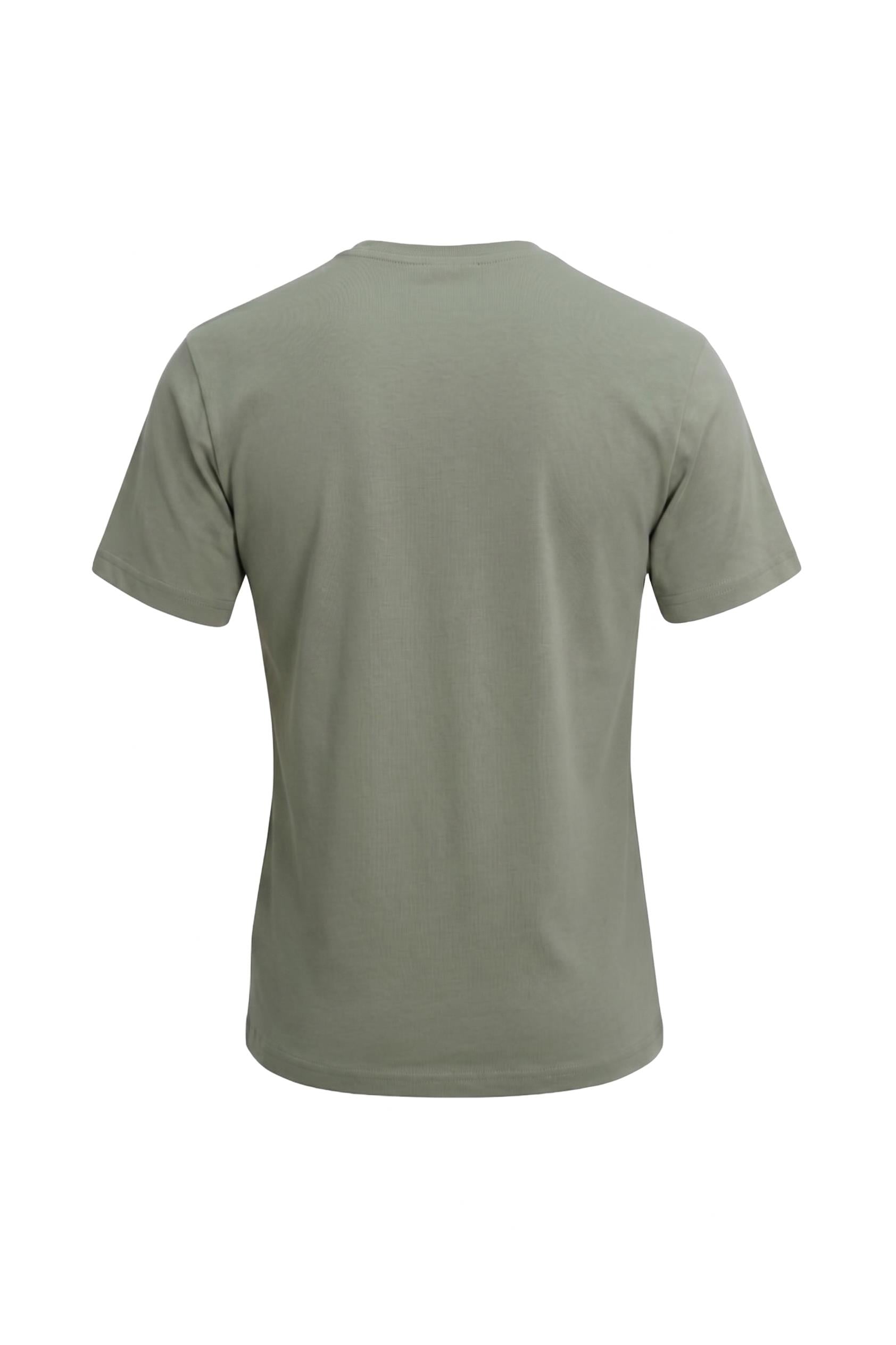 Buz Yeşili Bisiklet Yaka Basic T-Shirt