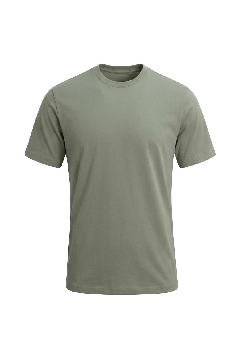 Buz Yeşili Bisiklet Yaka Basic T-Shirt