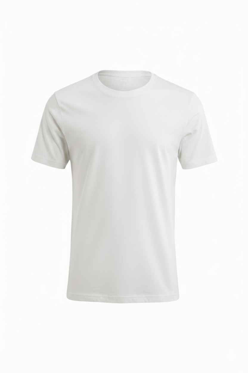 EKRU Comfort Fit Bisiklet Yaka Basic T-Shirt