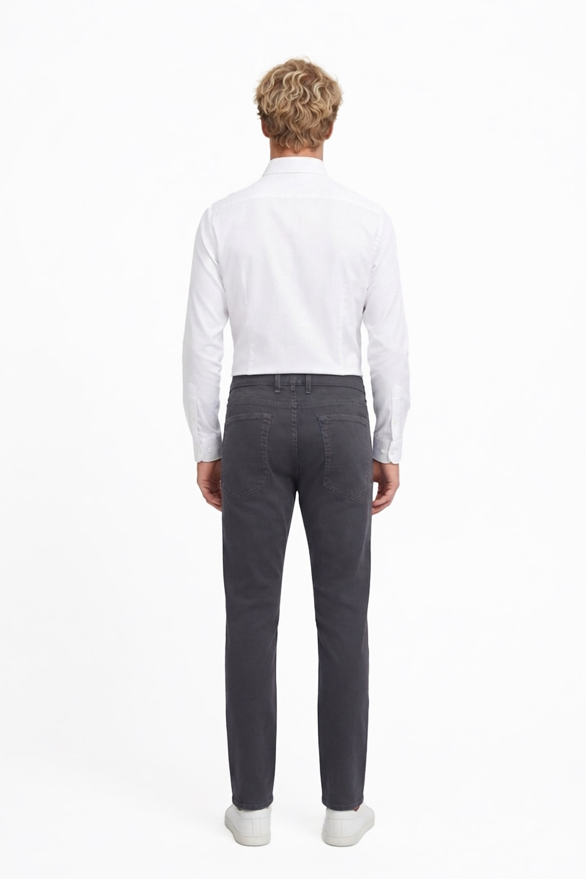 GRİ Comfort Fit 5 Cep Pantolon