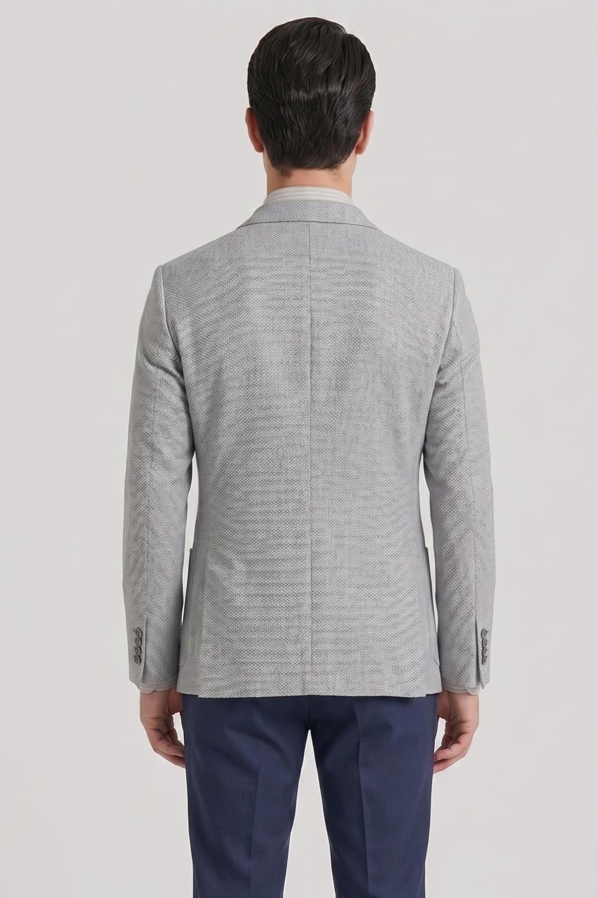 GRİ Comfort Fit 6 Drop Ceket