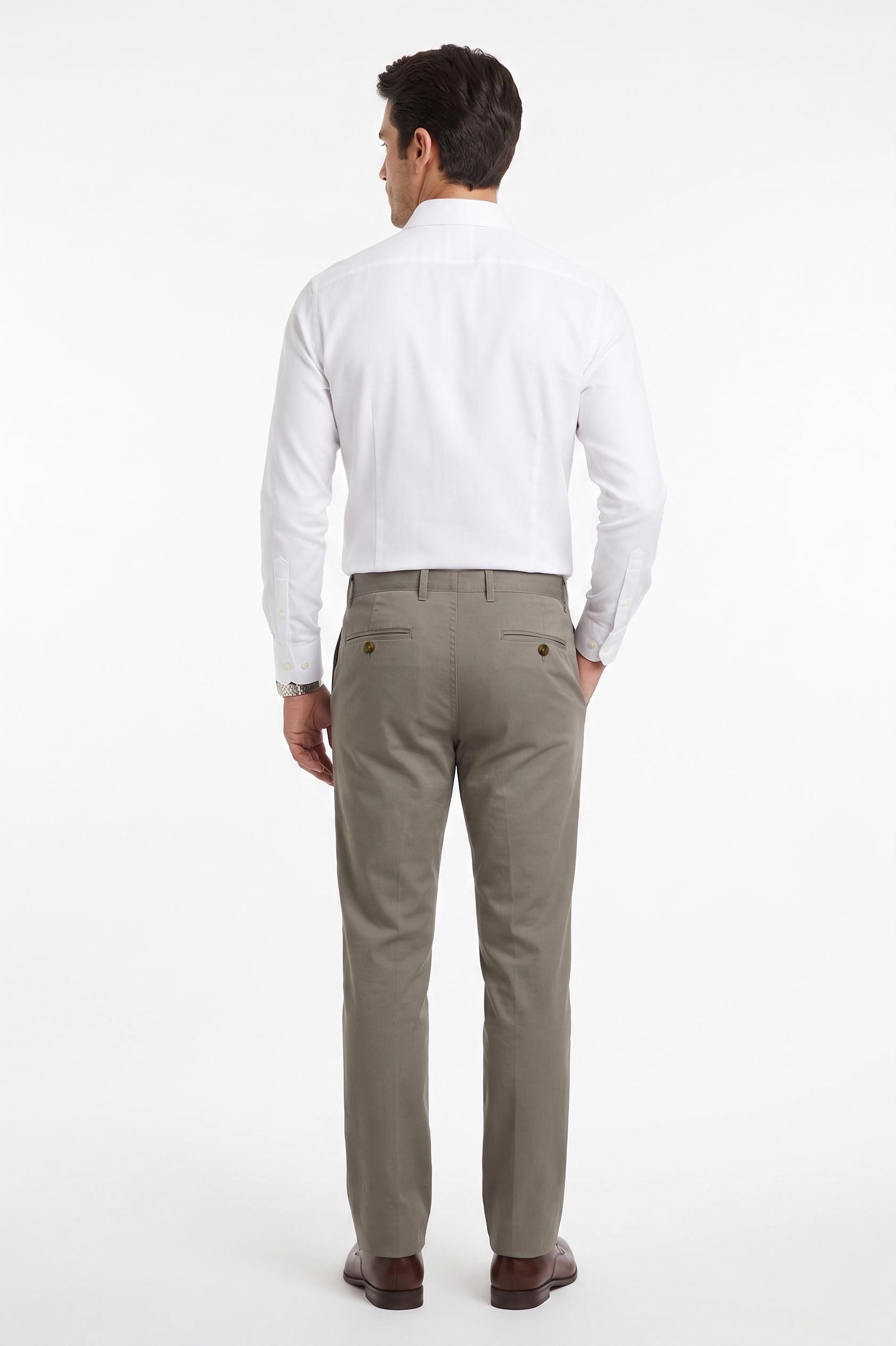 GRİ Comfort Fit Chino Pantolon