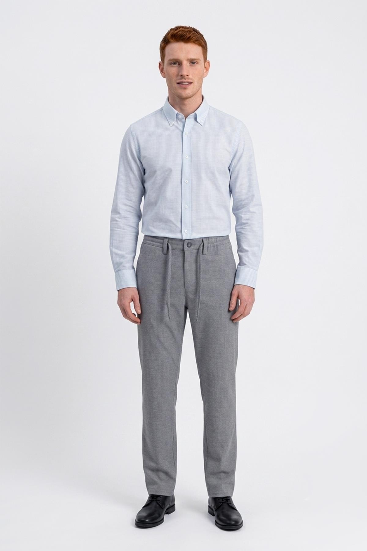 GRİ Comfort Fit Jogger Pantolon