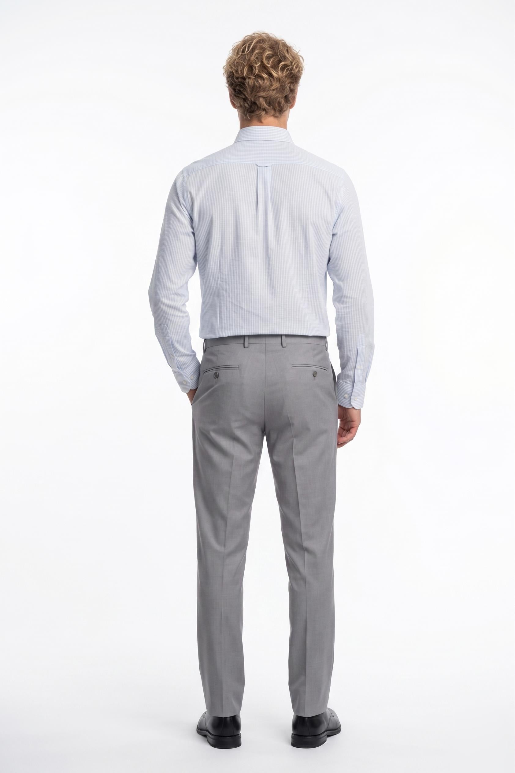 GRİ Comfort Fit Klasik Pantolon