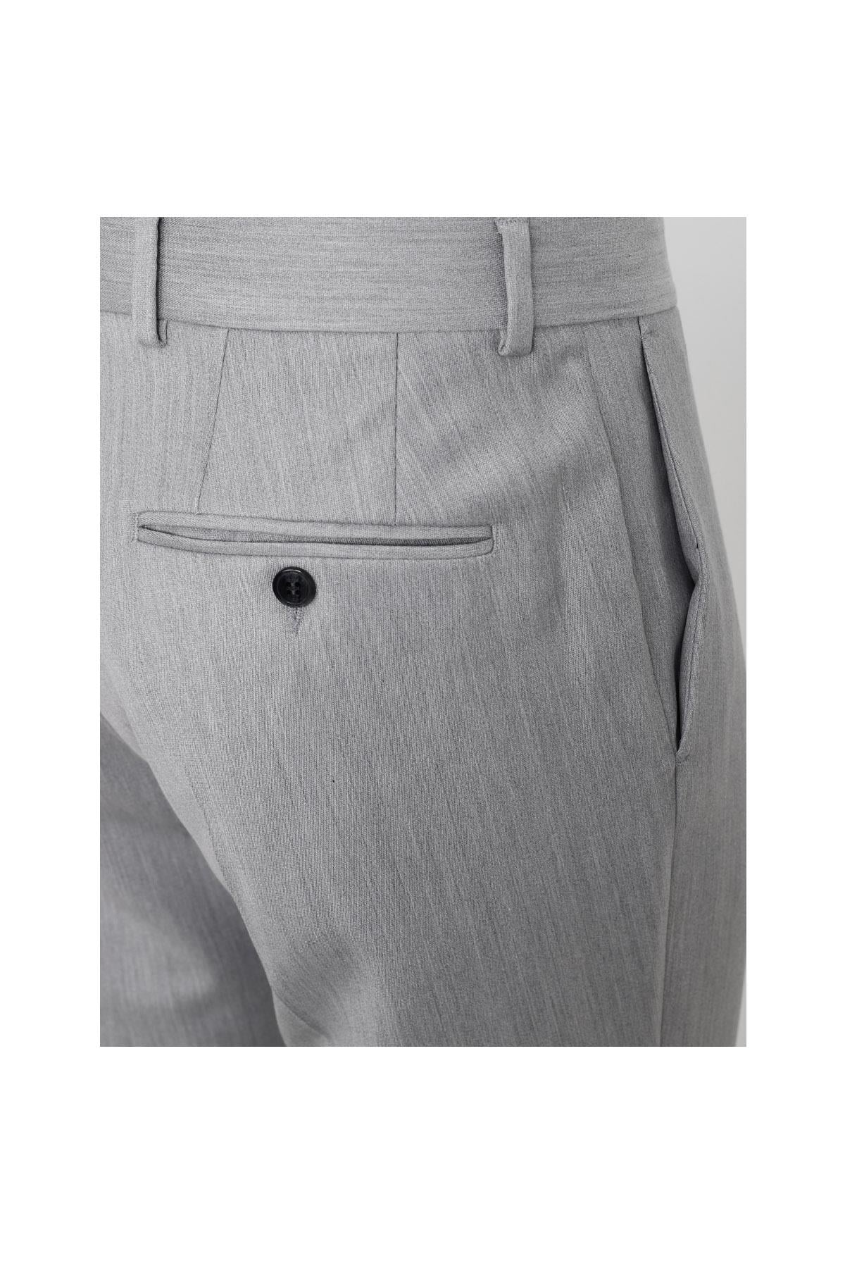 GRİ Comfort Fit Klasik Pantolon